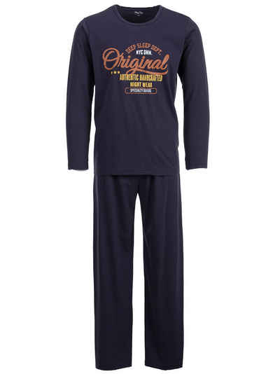 Henry Terre Schlafanzug Pyjama Set Langarm - Original Authentic Nightwear