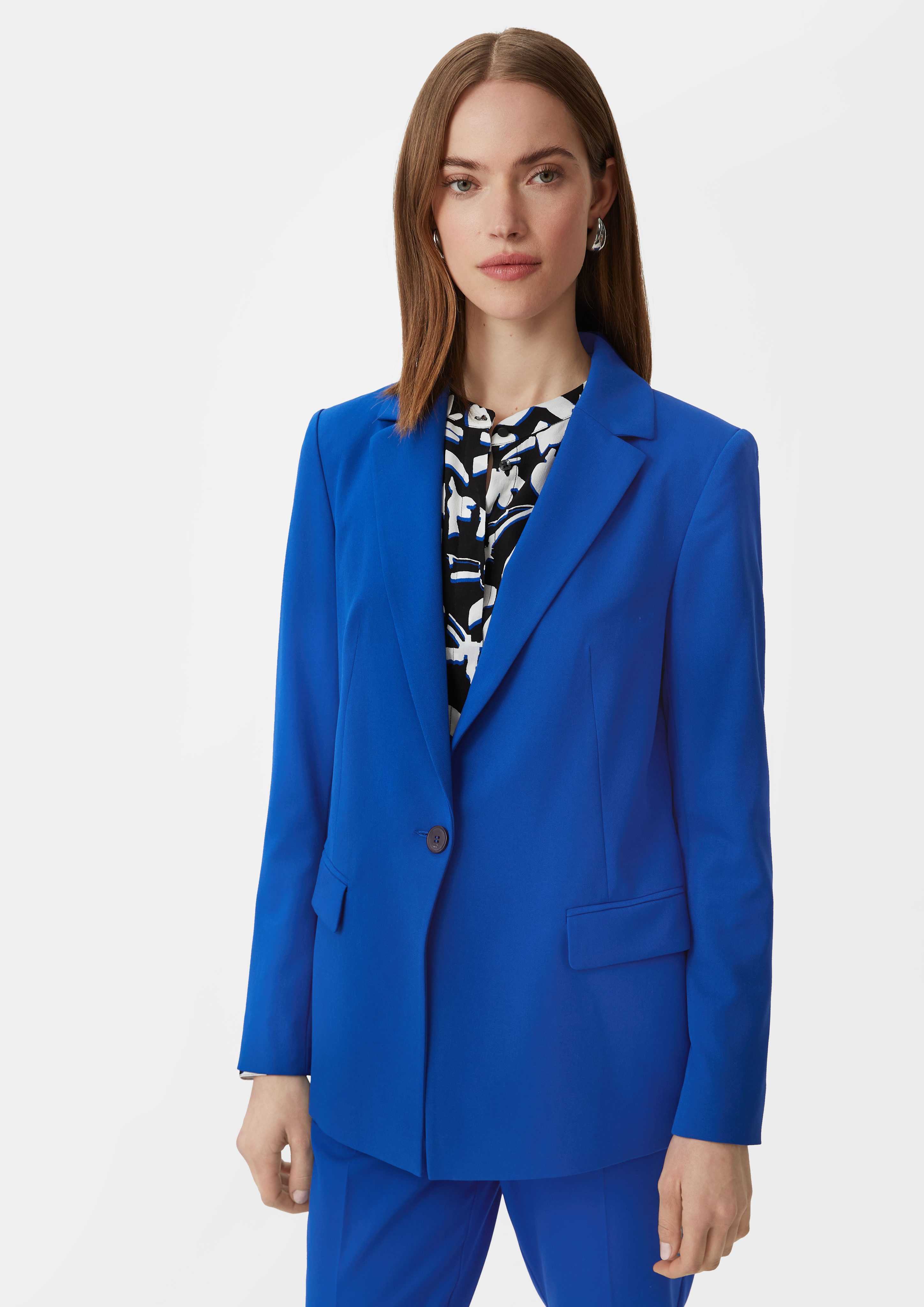 Blusenblazer Blazer aus Viskosemix