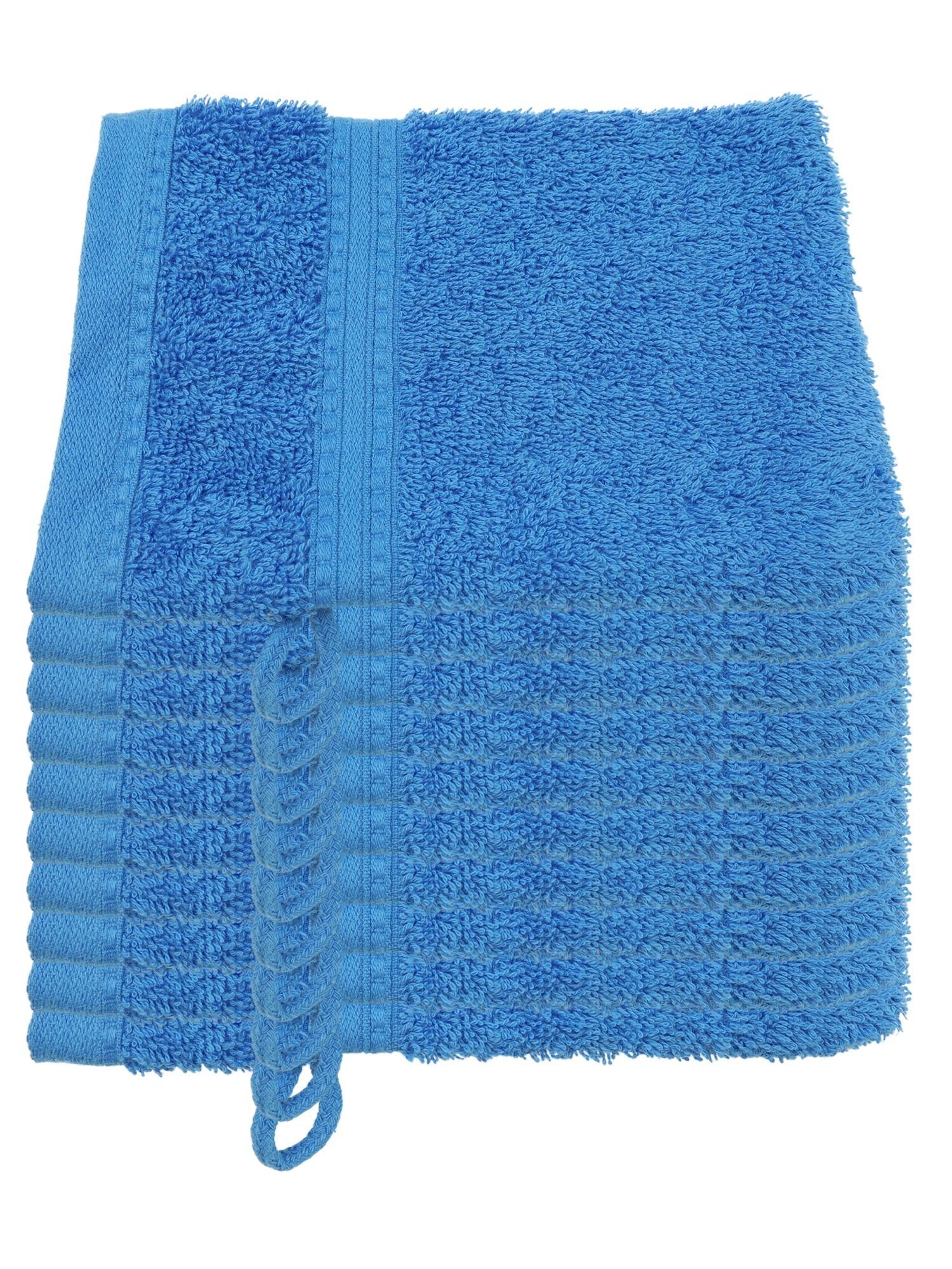 Julie Julsen Waschhandschuh 1-Waschhandschuh-Royalblau-Waschhandschuh 15 x 21 cm (1-tlg)