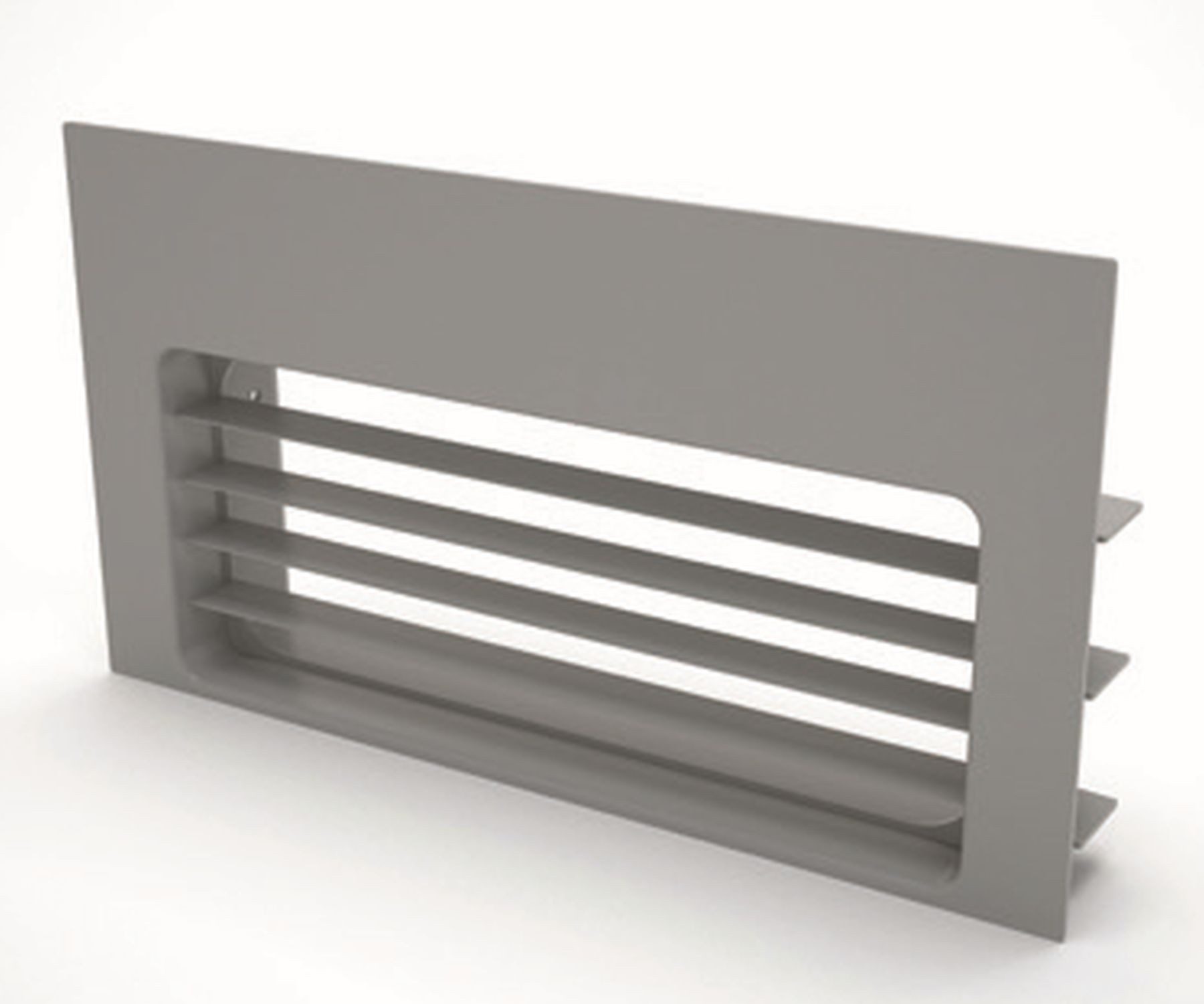 AirForce Montagezubehör Dunstabzugshaube Flachkanal 220x90mm Lüftungsgitter Sockel Muldenlüfter Tischaube Küche