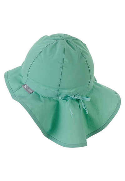 Sterntaler® Schirmmütze Flapper (1-St., Sommerhut aus UV-Popeline idealer Sonnenschutz für den Sommer) Mütze mit Nackenschutz und Größenregulierungsband