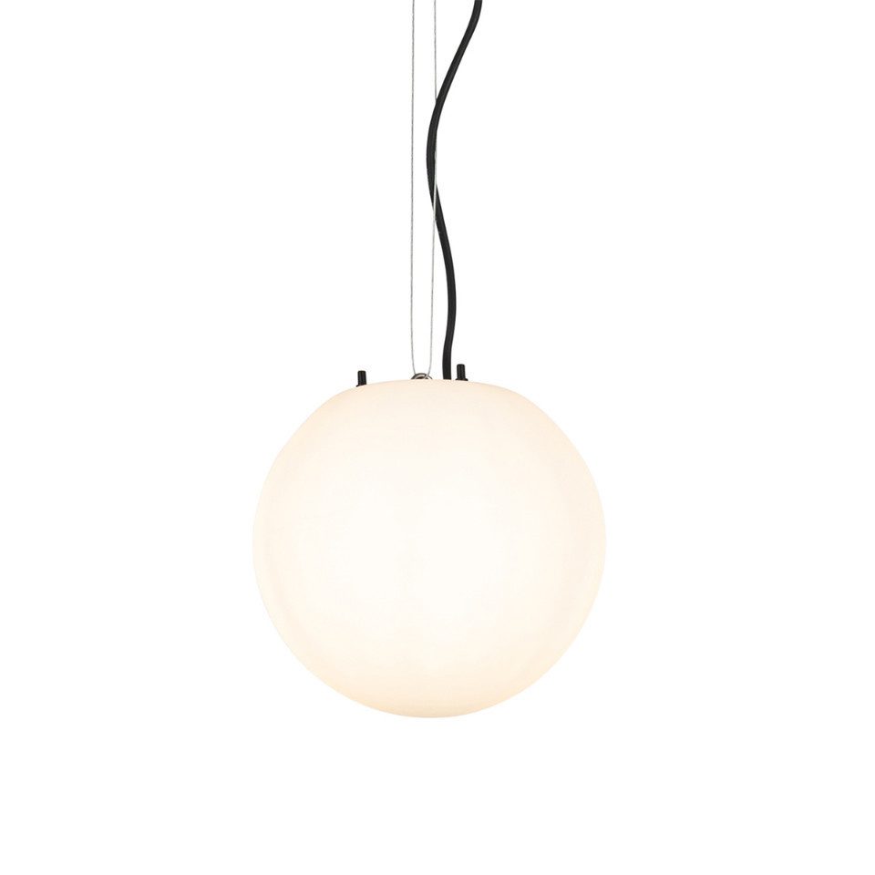 Qazqa Außen-Stehlampe Nura, ohne Leuchtmittel, Warmweiß, QAZQA Außen Boden­leuchte, e27, Weiß, Kunststoff, Modern