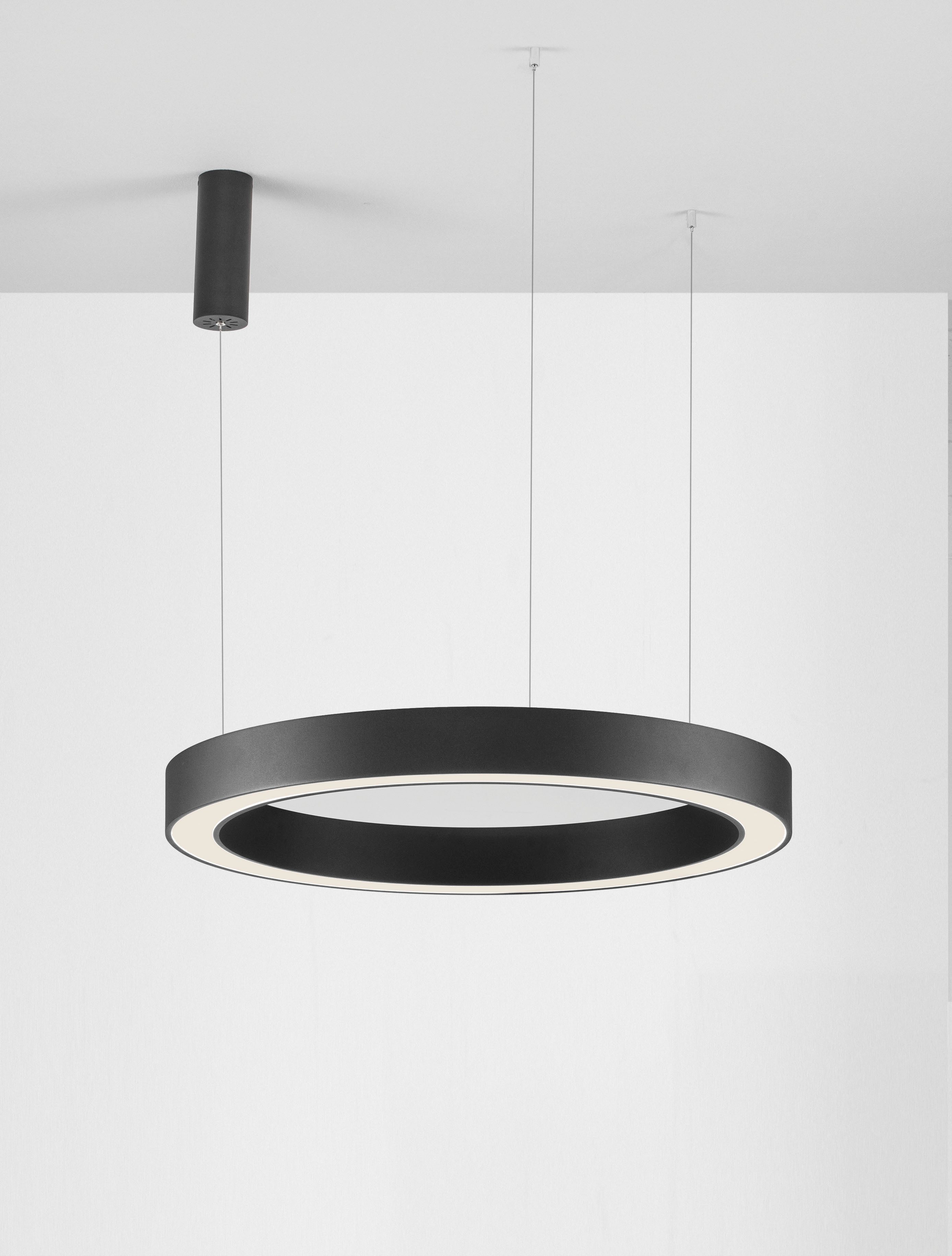 Nova Luce LED-Hängeleuchte MORBIDO, dimmbar über Fernbedienung, LED fest integriert, Warmweiß