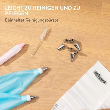 int!rend Vorratsdose 59-teiliges Spritzbeutel-Set mit Tüllen, Edelstahl, (1-tlg), 59-teiliges Set Spritzbeutel mit Tüllen