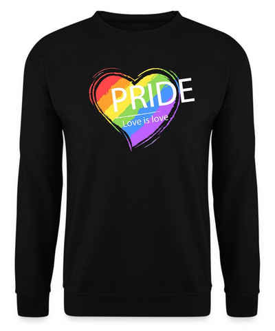 Quattro Formatee Sweatshirt Pride Love - Stolz Regenbogen LGBT Gay Pride Unisex Pullover (1-tlg)