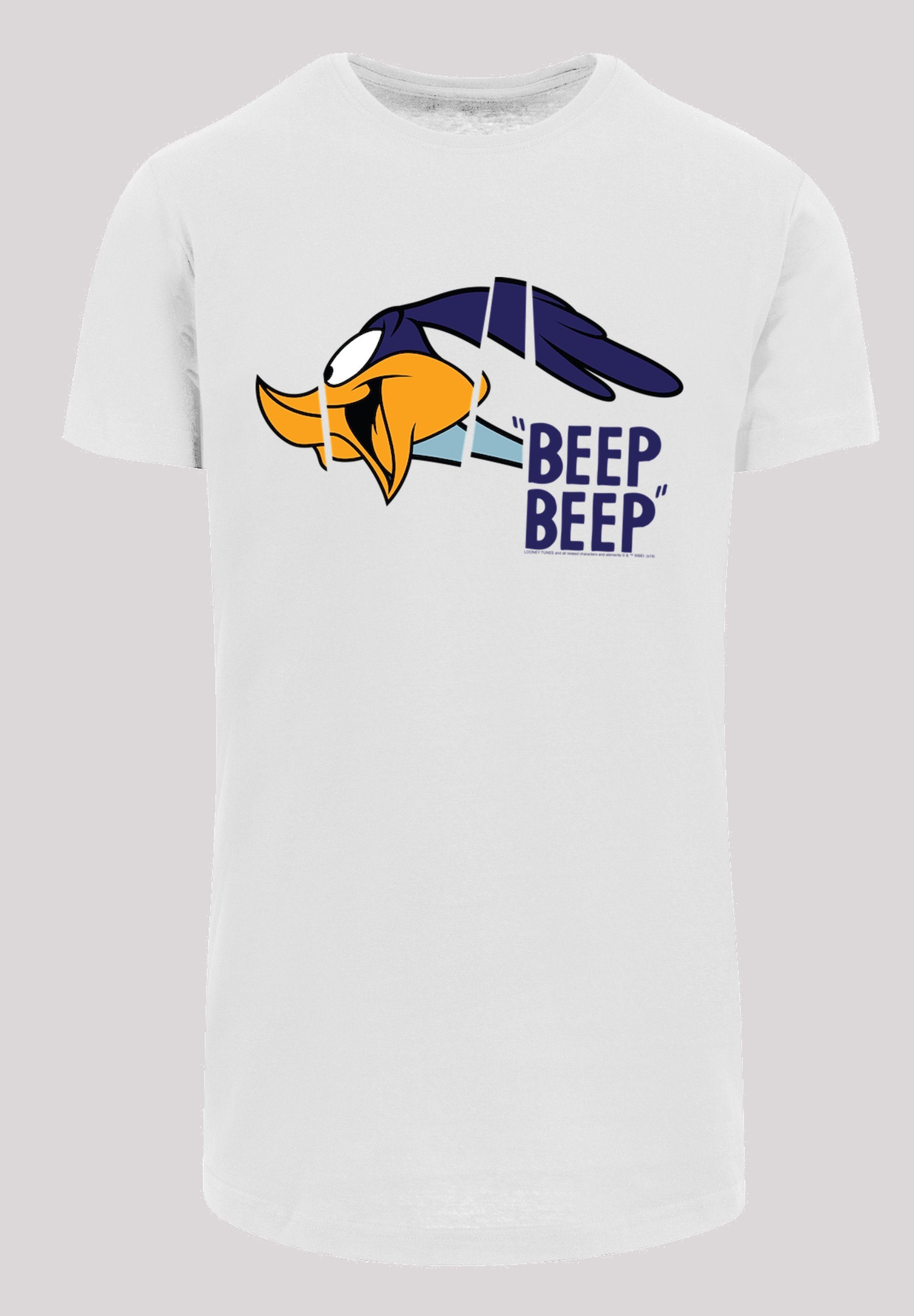 Beep Herren Roadrunner with Tee Long F4NT4STIC Shaped (1-tlg) Beep Tunes Looney Kurzarmshirt