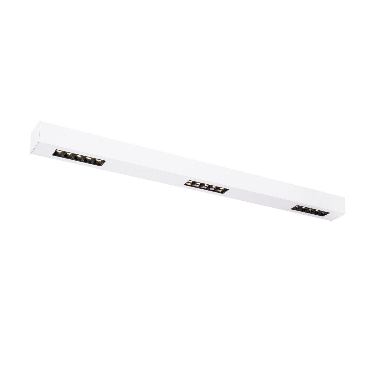 SLV Deckenleuchten LED Deckenaufbauleuchte Q-Line in Weiß 3x15W 4000K, LED