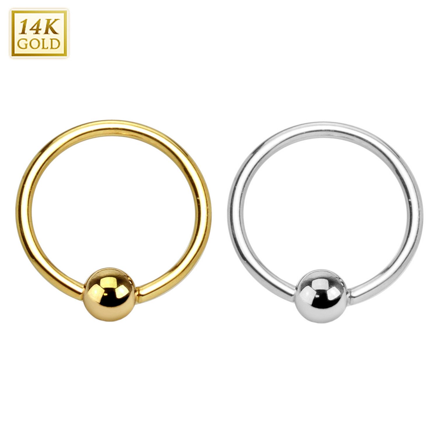 Taffstyle Nasenpiercing 14K Echt Gold Piercing günstig online kaufen