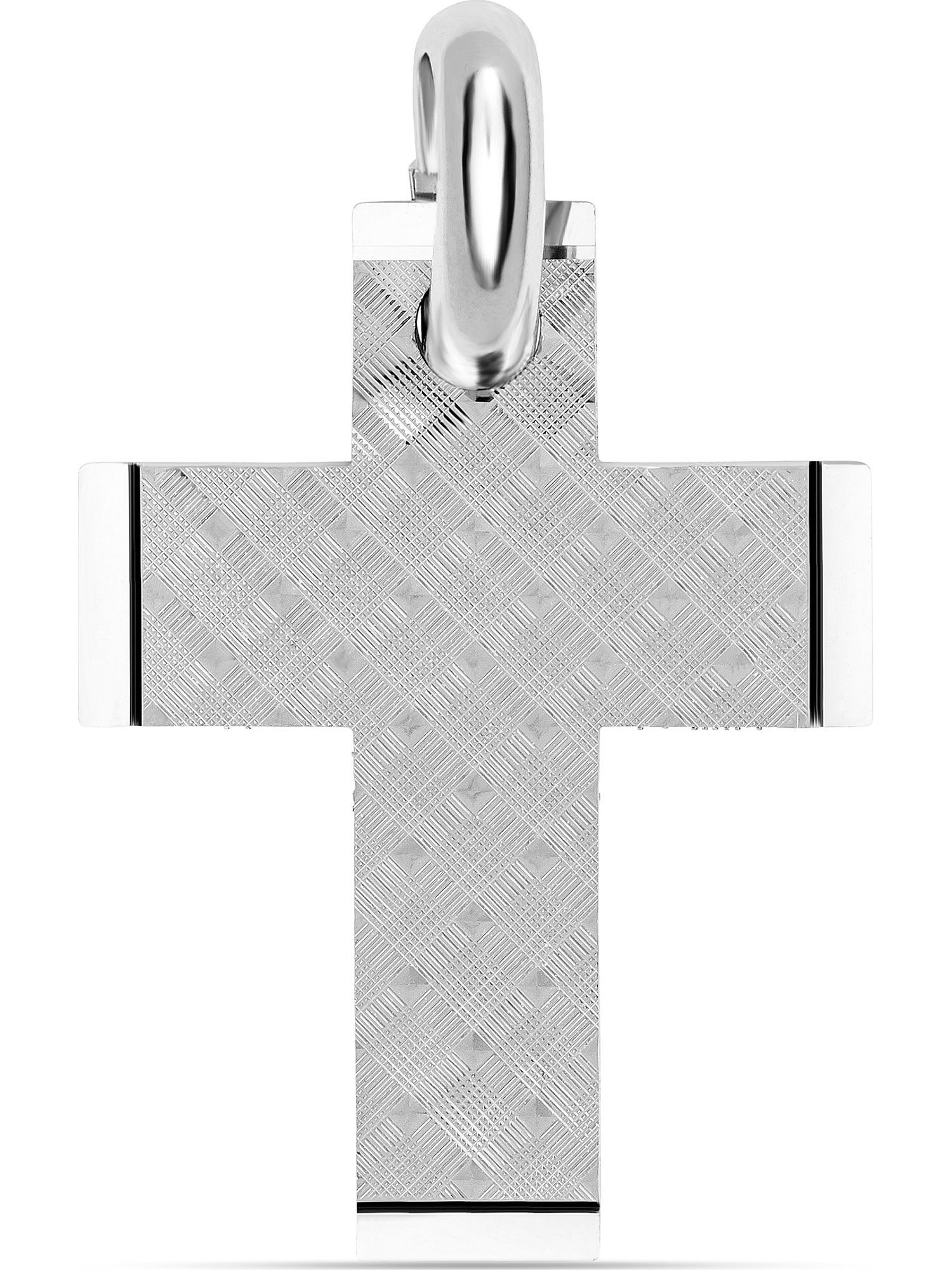 Kettenanhänger FAVS Unisex-Kreuz KREUZ 925er Silber rhodiniert