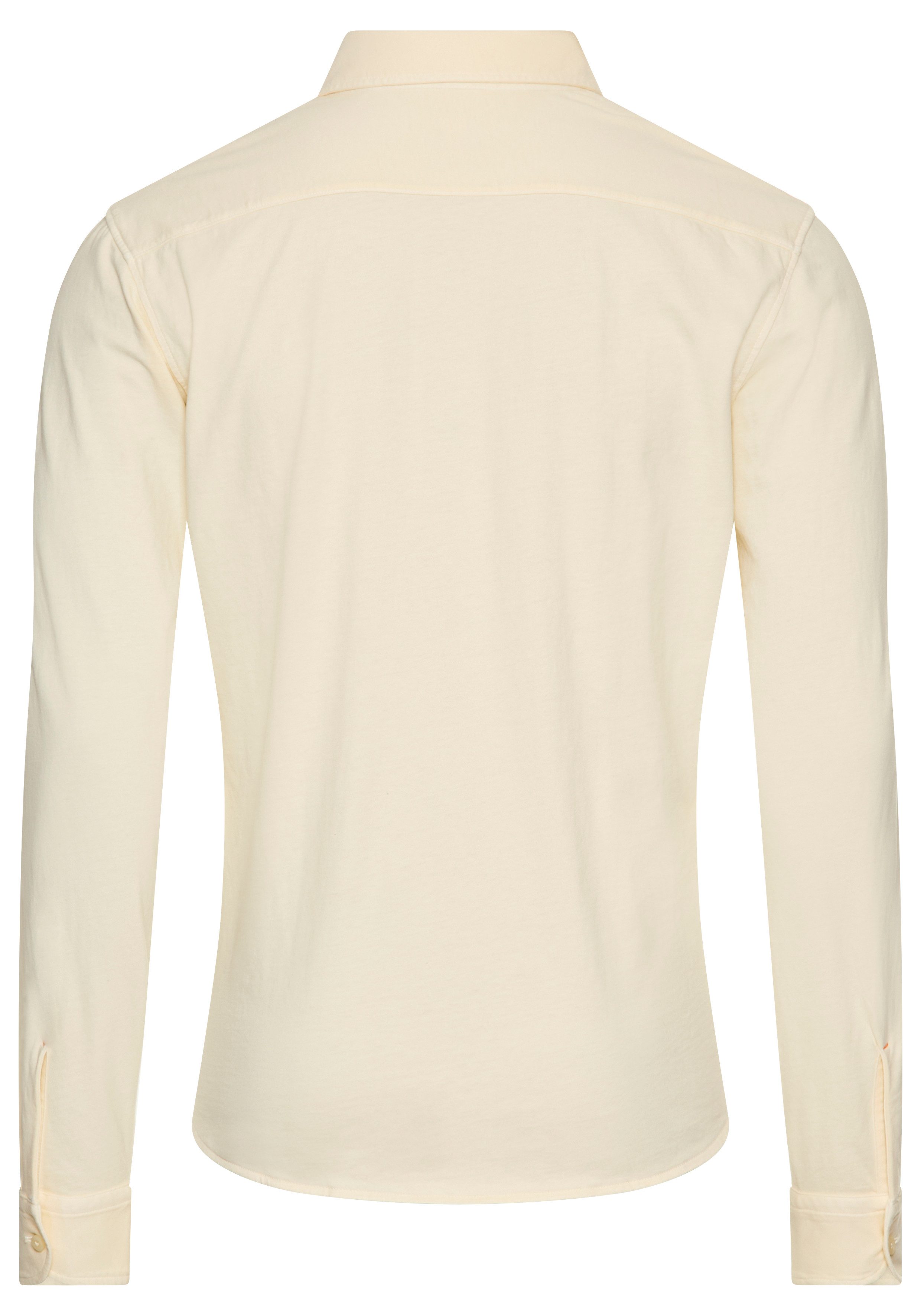 BOSS ORANGE Langarmhemd Myjersey mit Logo-Stickerei günstig online kaufen