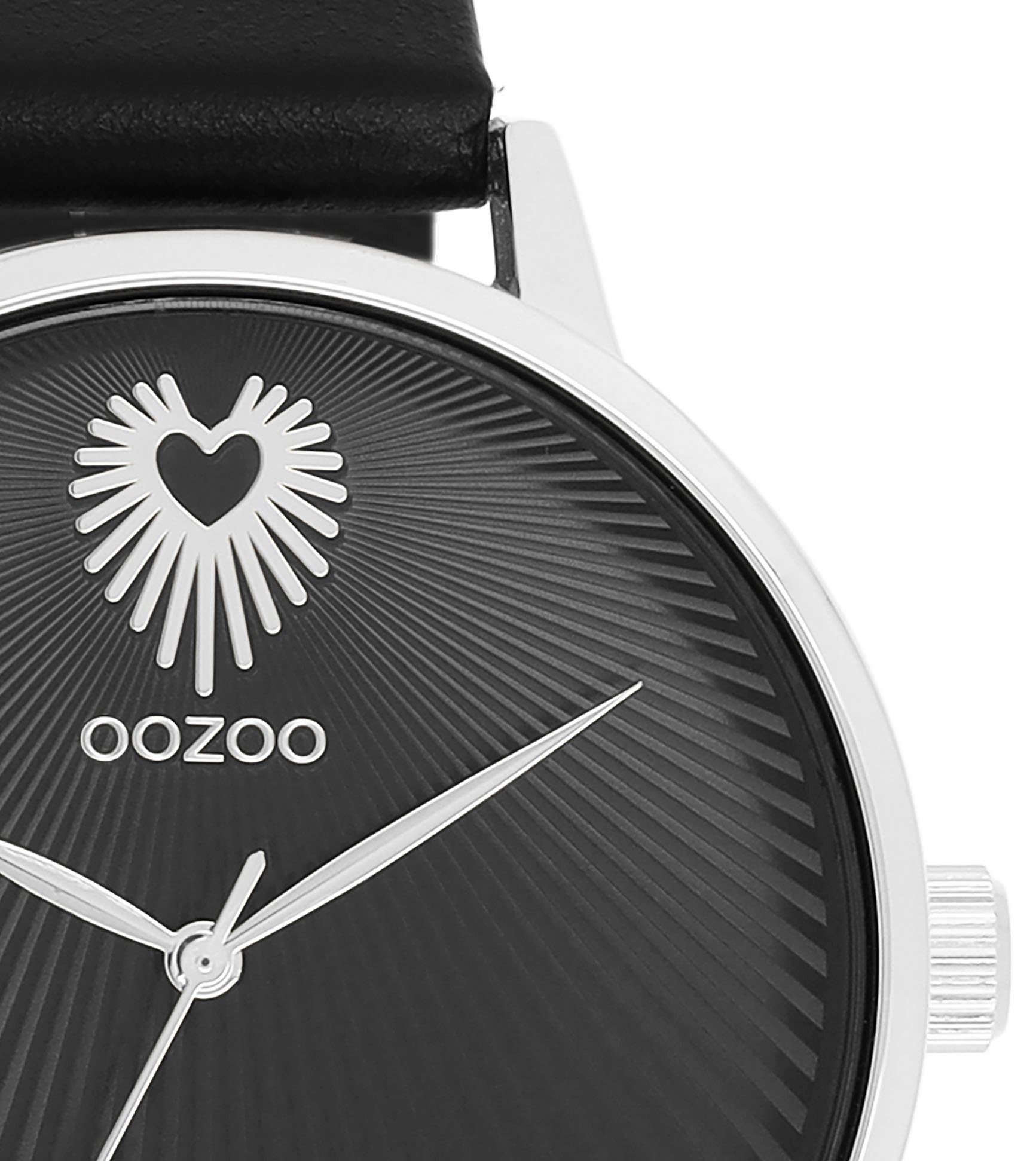 OOZOO Quarzuhr C11241, Armbanduhr, Damenuhr, Lederarmband, günstig online kaufen
