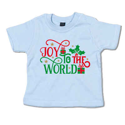 G-graphics T-Shirt Joy to the world Baby T-Shirt, mit Spruch / Sprüche / Print / Aufdruck
