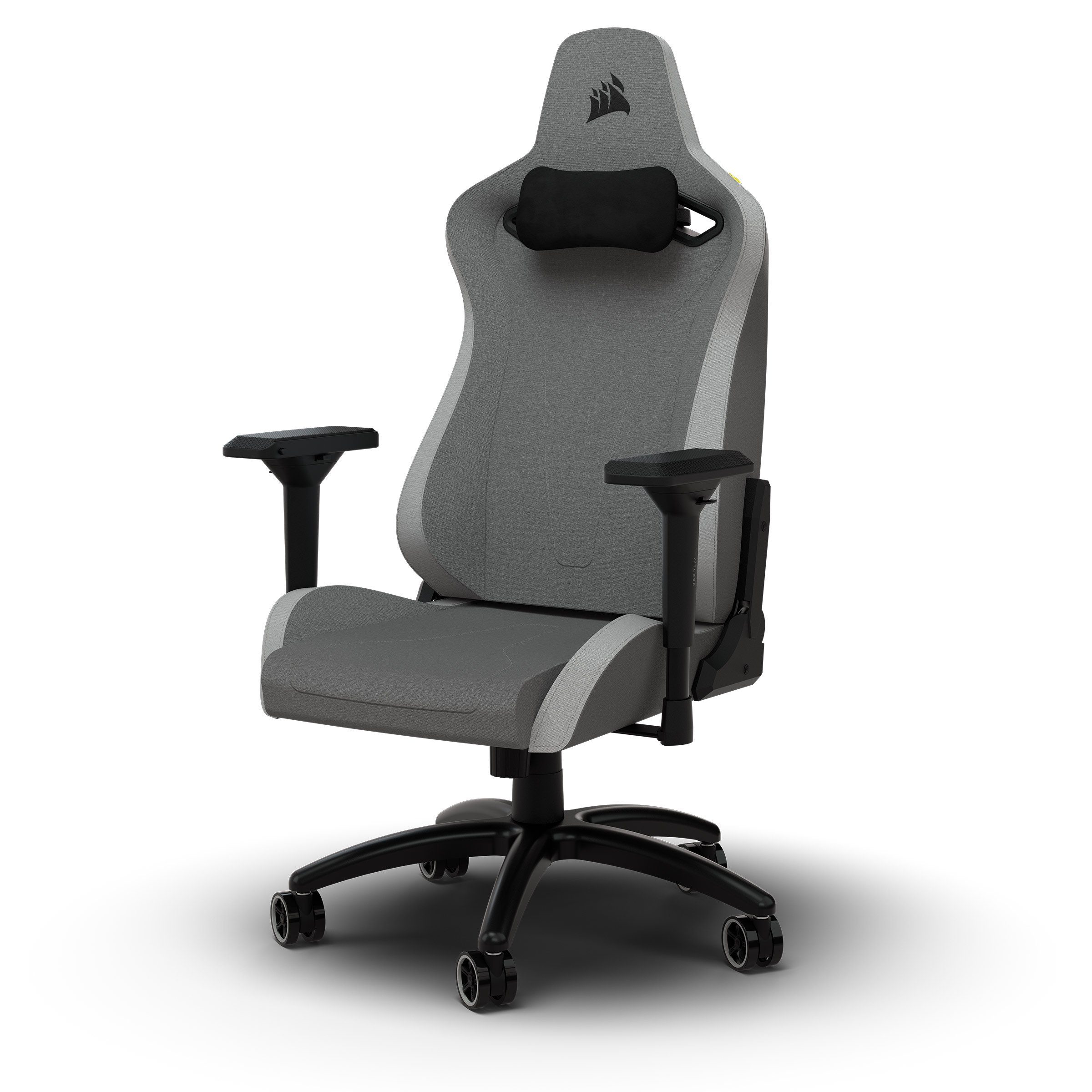 Chair Standard Light Gaming-Stuhl Corsair TC200 Fit, Grey/White - Gaming Fabric