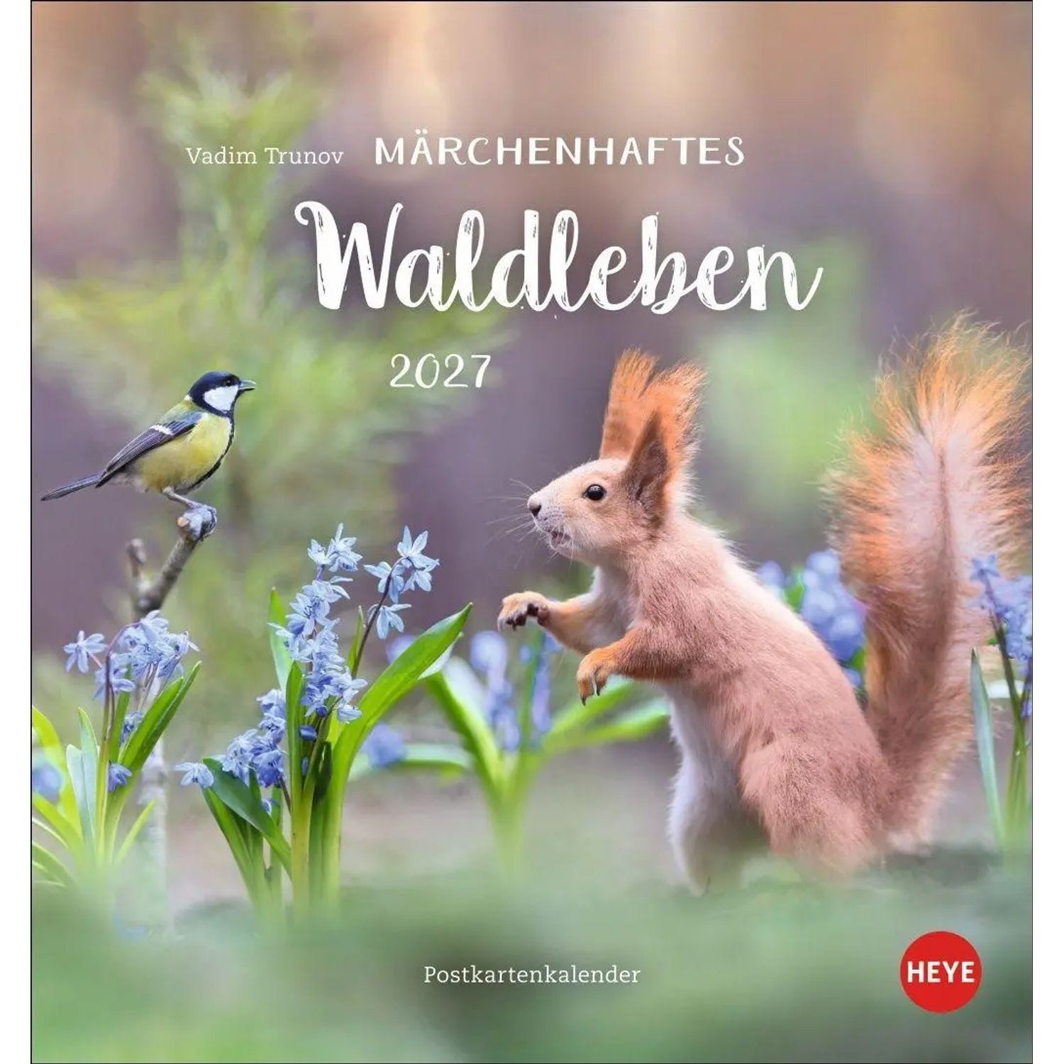 HEYE Wandkalender Vadim Trunov: Märchenhaftes Waldleben Postkartenkalender 2027