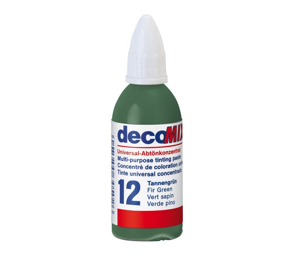 decotric® Vollton- und Abtönfarbe Decotric tannengrün 20 ml Abtönkonzentrat