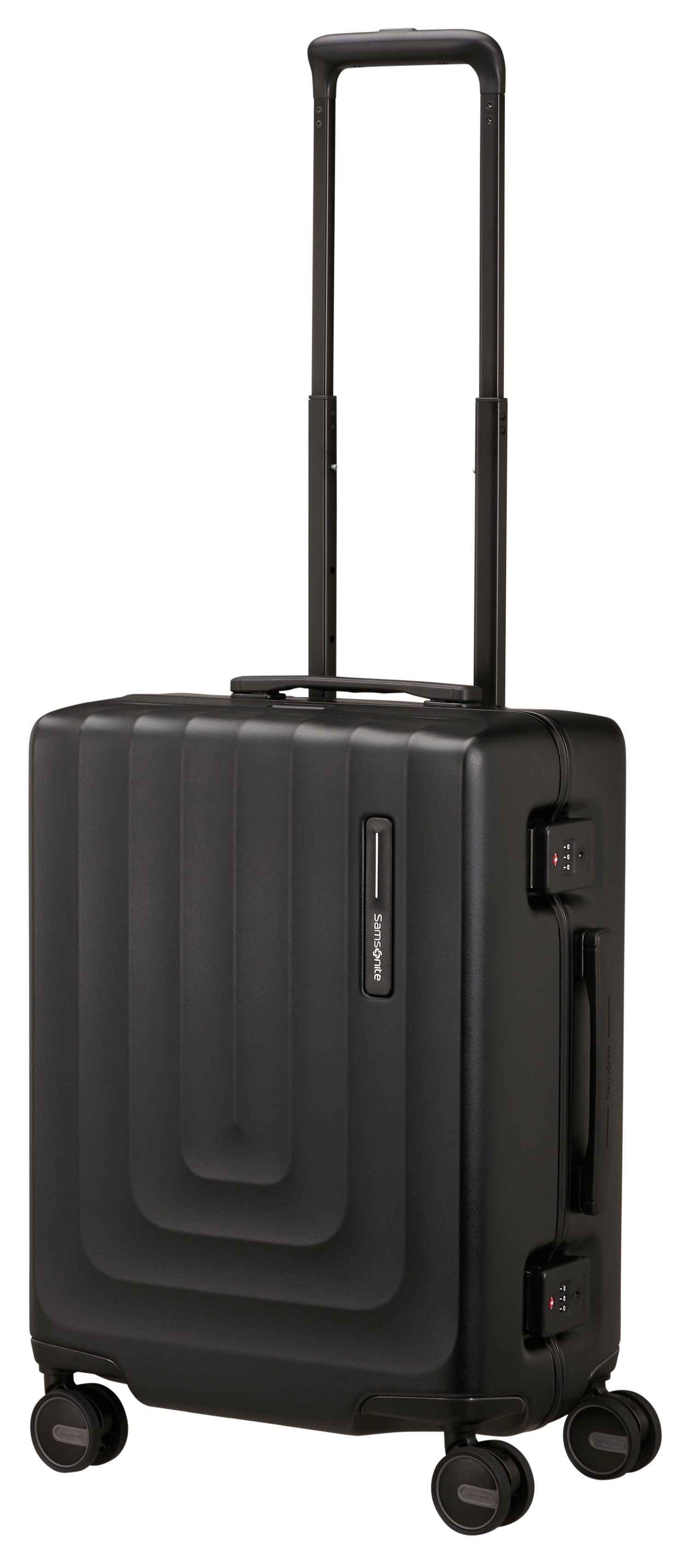 Samsonite Hartschalen-Trolley FOCUS, verschiedene Größen und Farben, 4 Rollen, mit festen Trennwänden und Reißverschlusstaschen