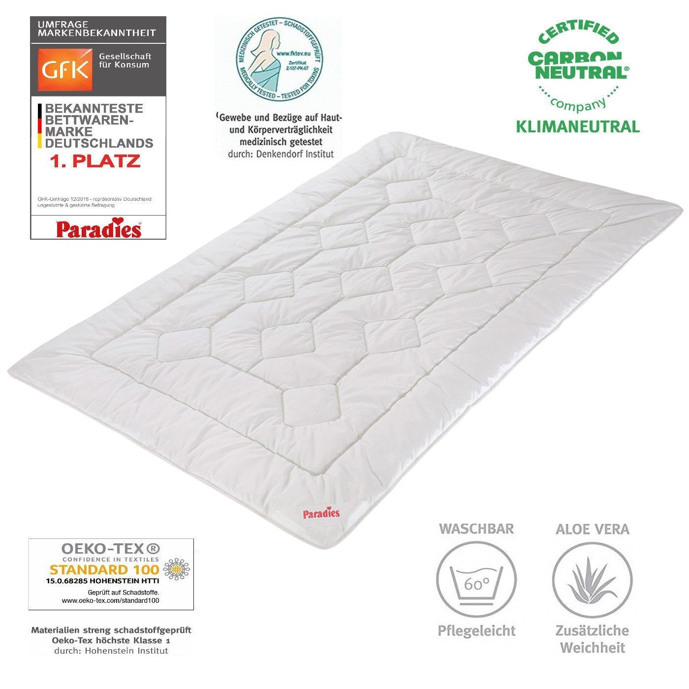 Paradies Sommerbettdecke Paradies Fill Sommerbett Halia günstig online kaufen