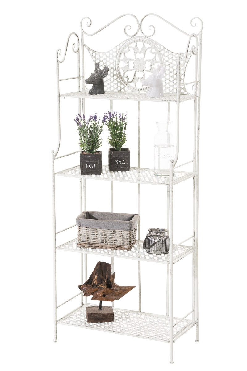Standregal Anika 153x61x33 cm antik weiß