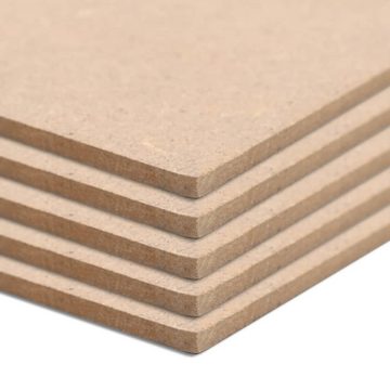 vidaXL Bastelnaturmaterial MDF-Platten 8 Stück Quadratisch 60x60 cm 12 mm