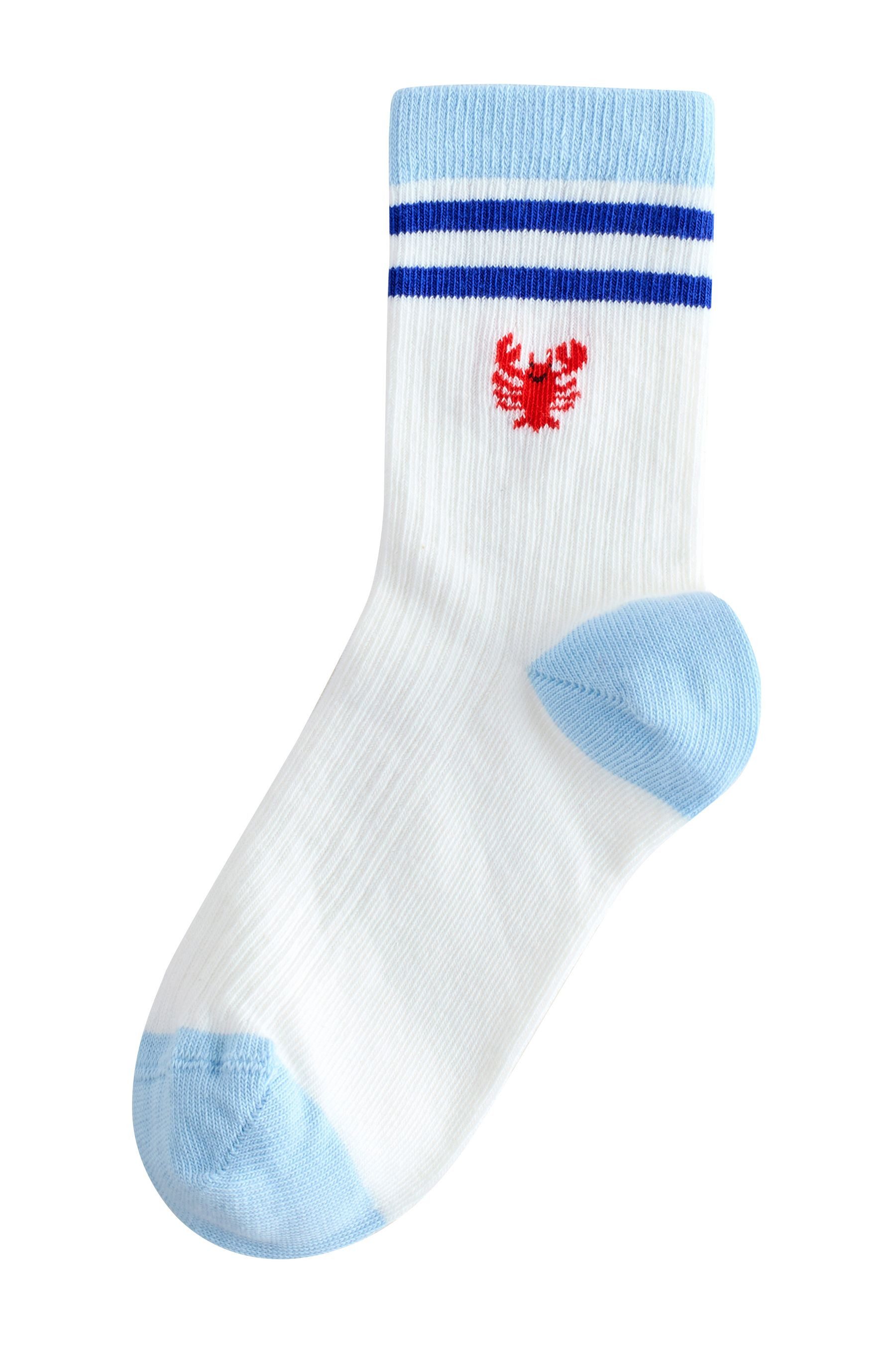 Next Kurzsocken Gerippte Knöchelsocken, 4er-Pack (4-Paar)