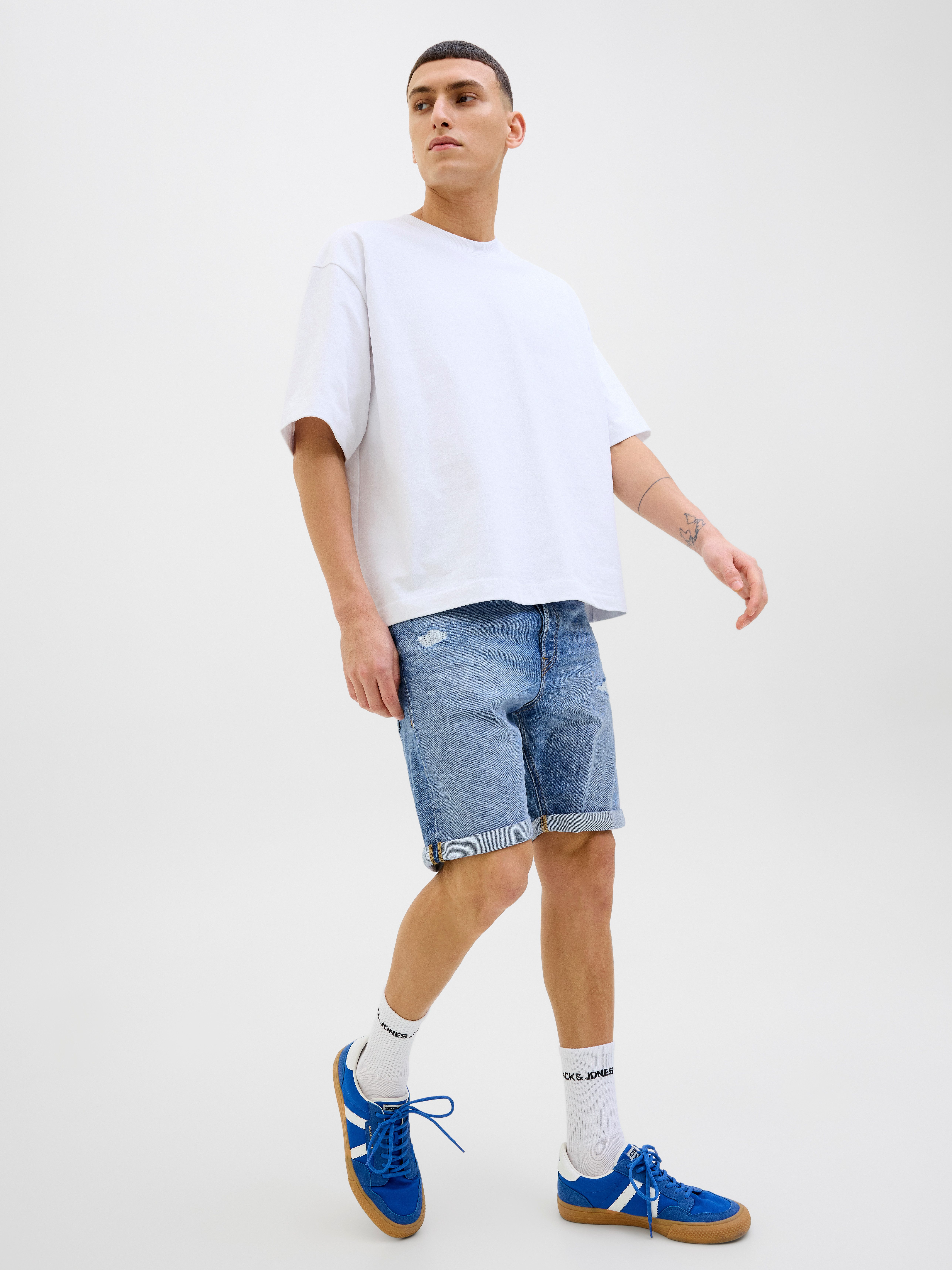 Jack & Jones Shorts JJIORIGINAL mit stylischem Aufschlag und Knopf mit styl günstig online kaufen