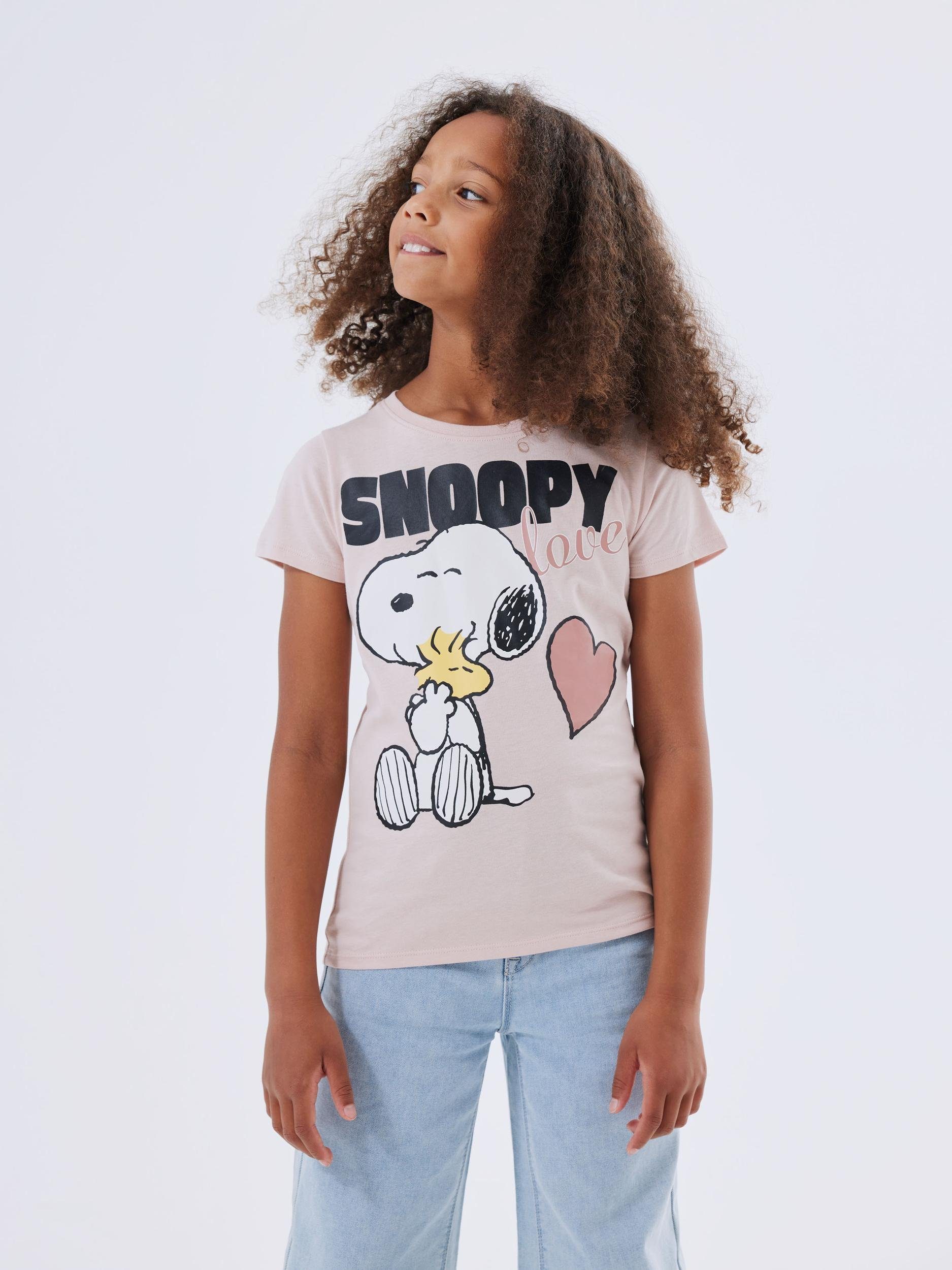 NOOS Name NKFNANNI SS TOP It SNOOPY T-Shirt VDE