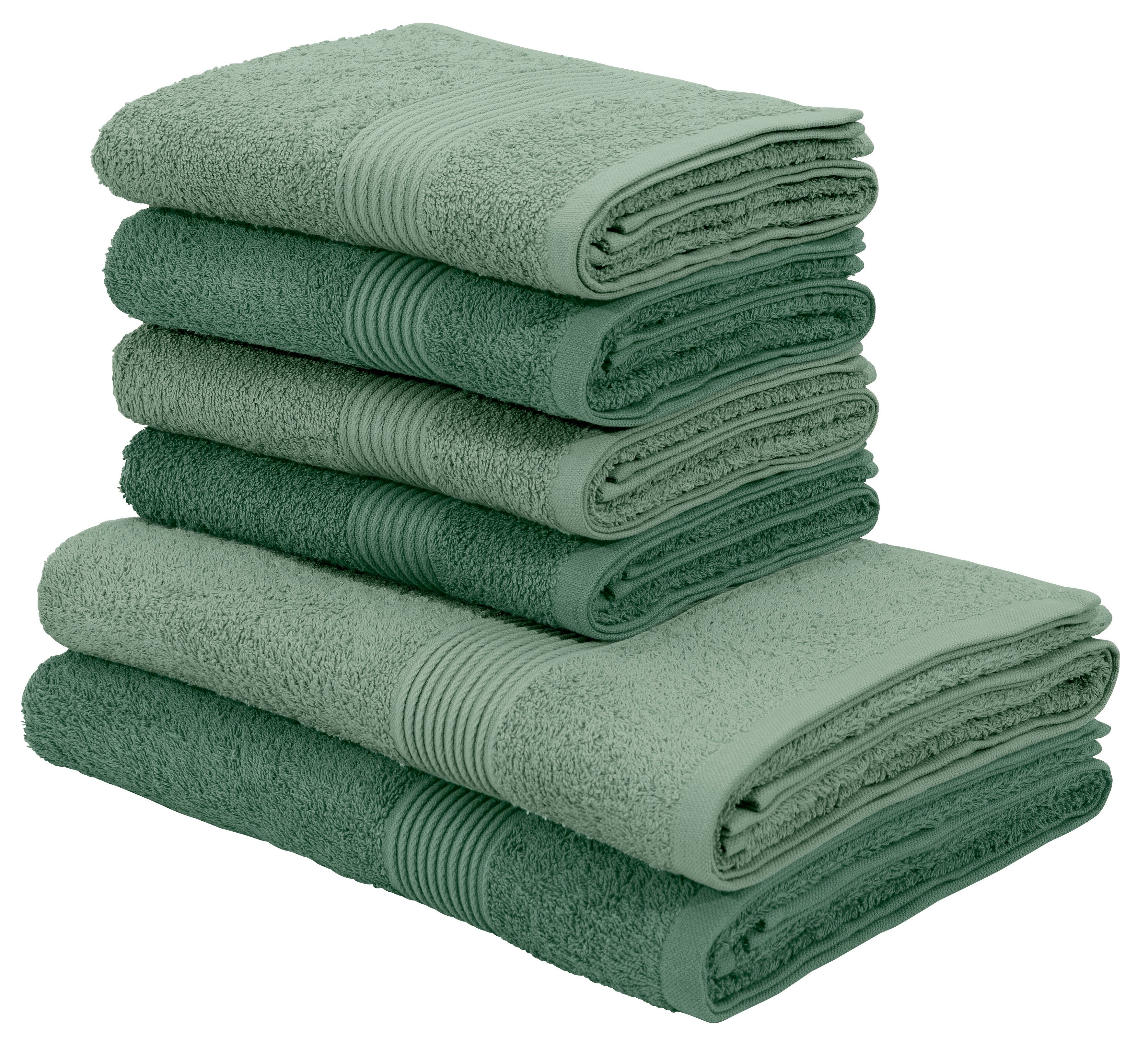 my home Handtuch Set Anna, 2 günstig online kaufen
