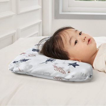 Houhence Babykissen Baby Kissen mit Hasenohren aus Memory Foam Atmungsaktiv Kopfkissen