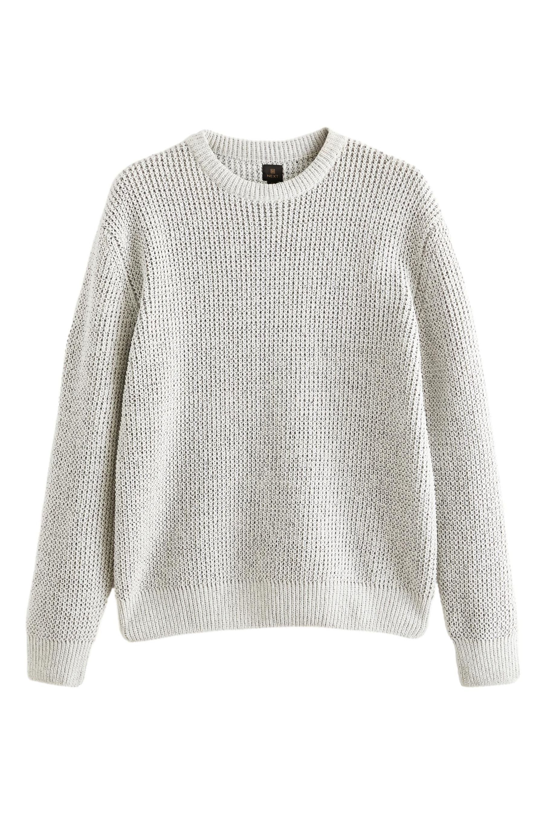 Rundhalspullover Regular Fit Rundhals-Strickpullover aus Chenille
