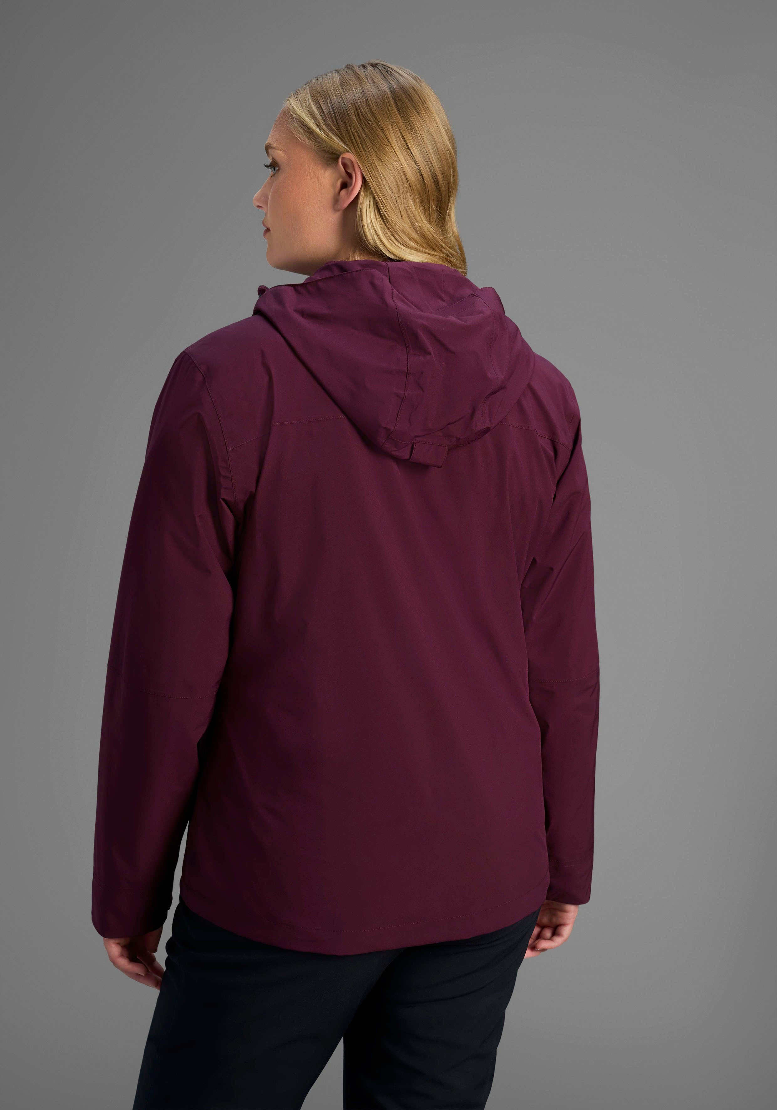 Maier Sports Doppeljacke DA-DOPPELJACKE MTEX EL. METOR 3IN1 W (2-St) mit 3-in-1-Funktion, atmungsaktiv, wind- und wasserdicht