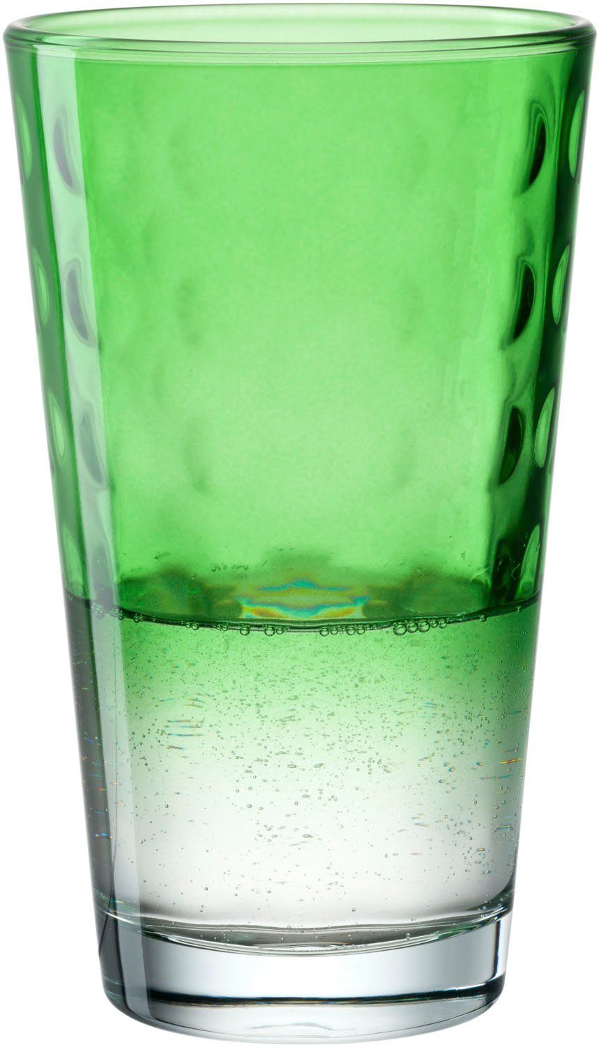 LEONARDO Gläser-Set OPTIC, 4-tlg., Glas, 540 ml, 4-teilig