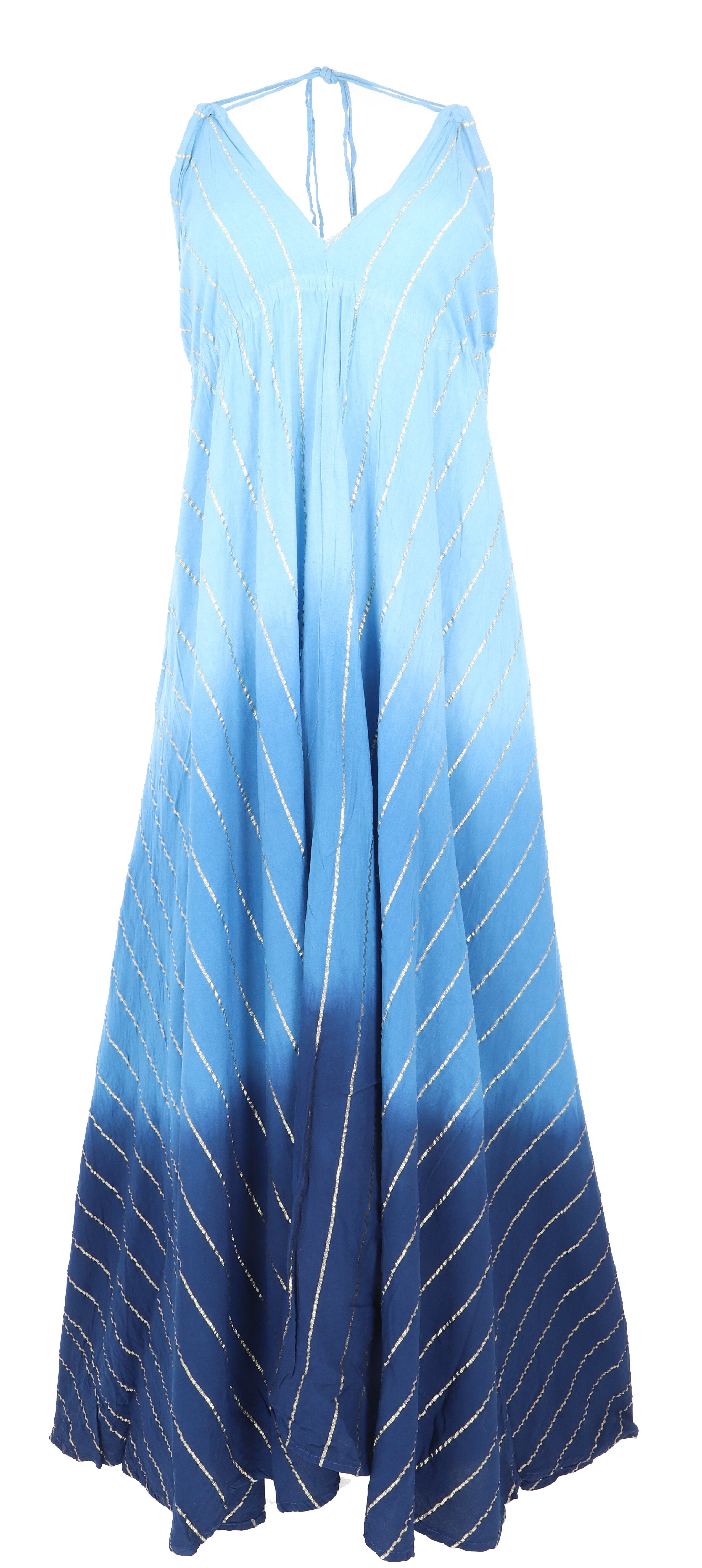 Guru-Shop Midikleid Boho Sommerkleid, Magic Dress, Batik Lurex.. alternativ günstig online kaufen