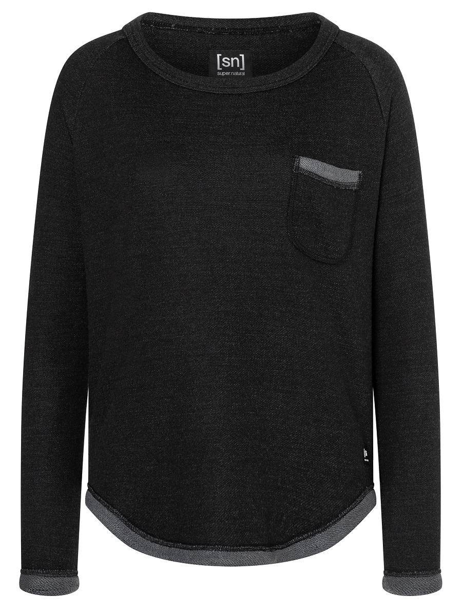 SUPER.NATURAL Sweatshirt Merino Sweatshirt W KNIT günstig online kaufen