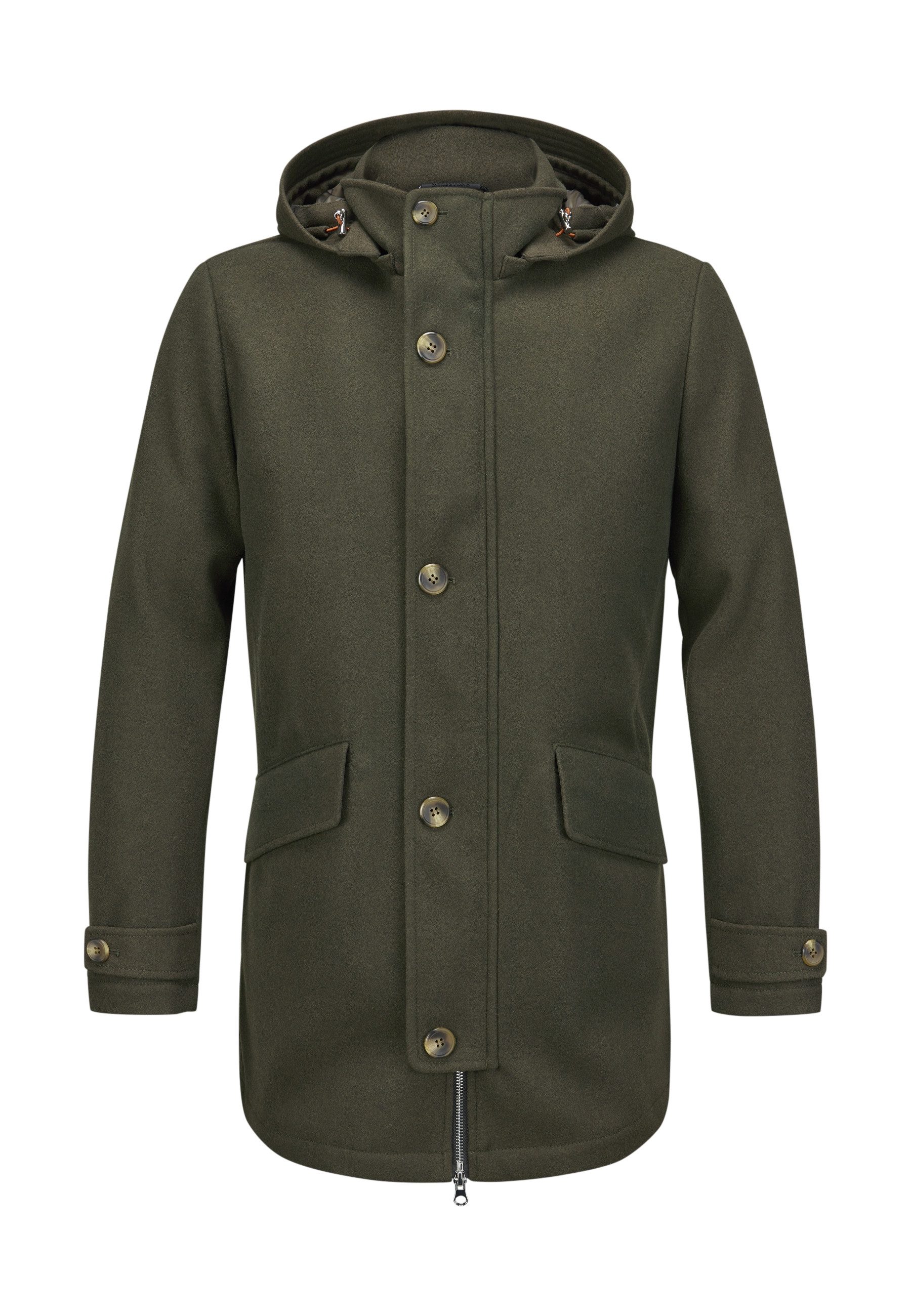 Milestone Parka MSAshton Herren Jacke Mantel klassisch normale Passform