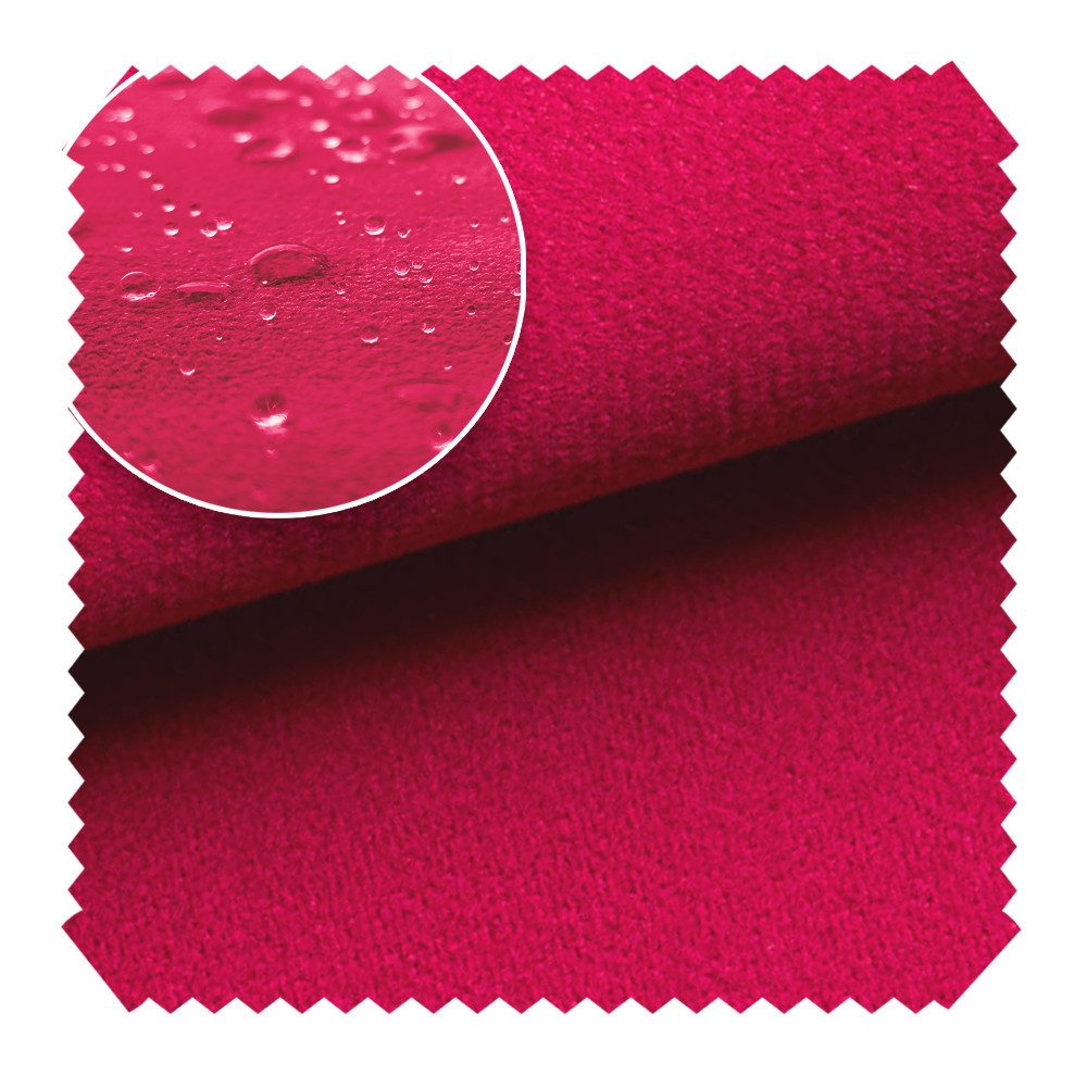 novely® Stoff TRITON - Wasserabweisender Microfaser Velours-Möbelstoff Wildleder-Opt, Wasserfest, Schmutzabweisend, Meterware, 1lfm