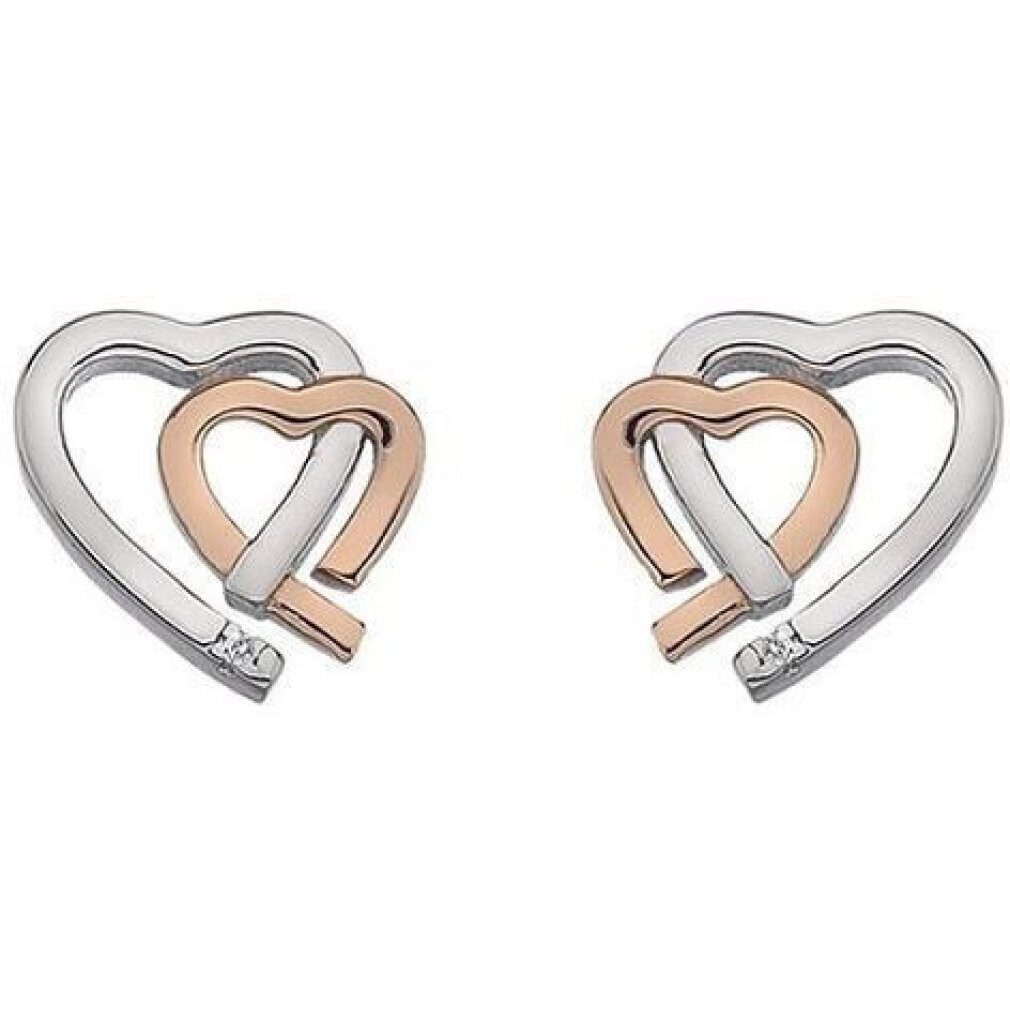 Diamond Ohrring-Set Ladies' Bicolor Earrings Hot s Love DE532