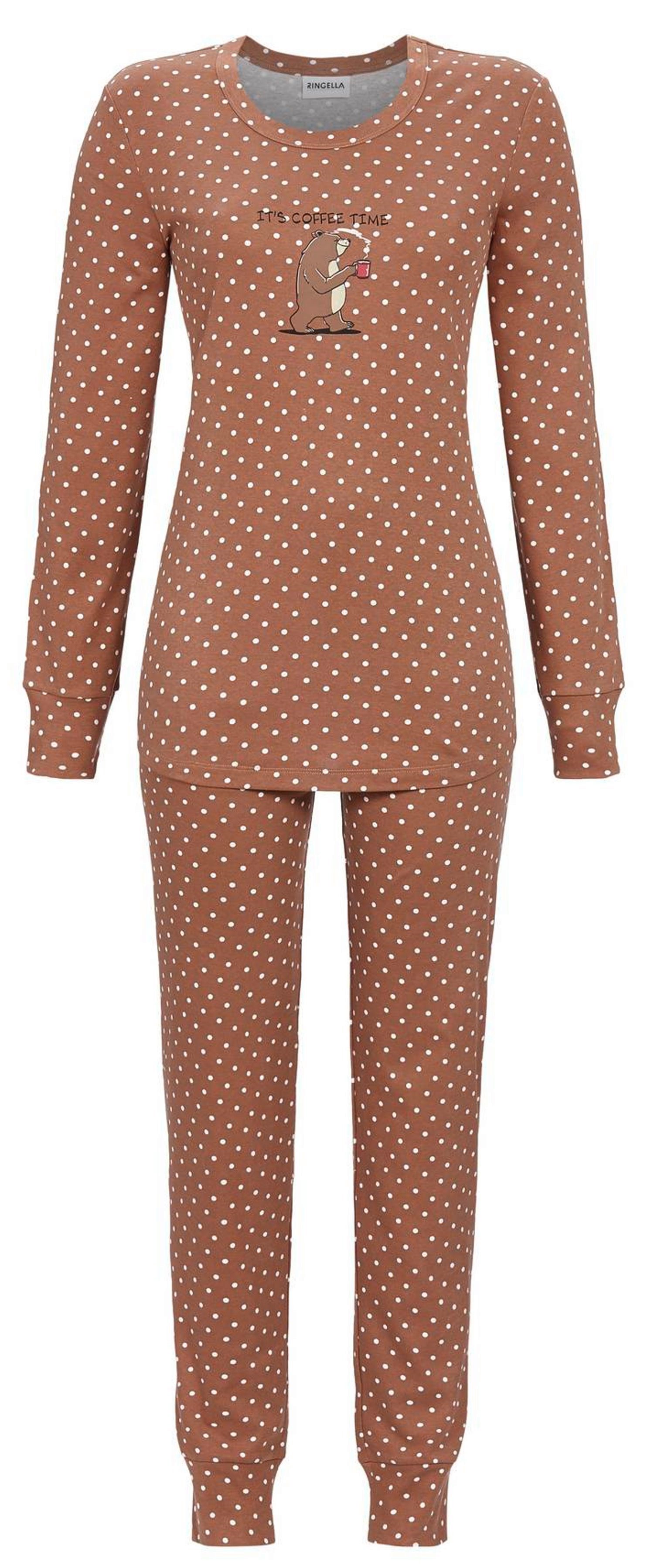 Ringella Schlafanzug Damen Pyjama lang (2 tlg) Baumwolle günstig online kaufen