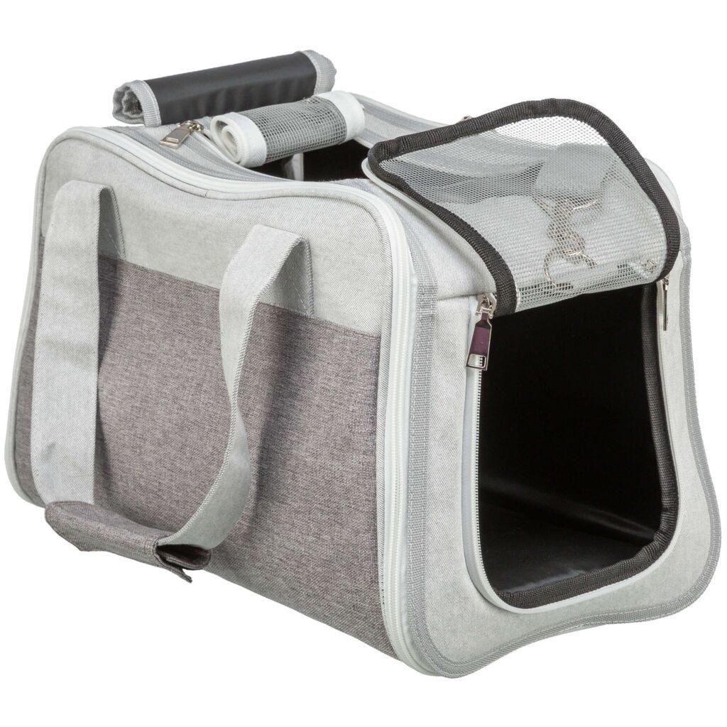 TRIXIE Tiertransporttasche Tasche Libby - grau - 25 × 27 × 42 cm