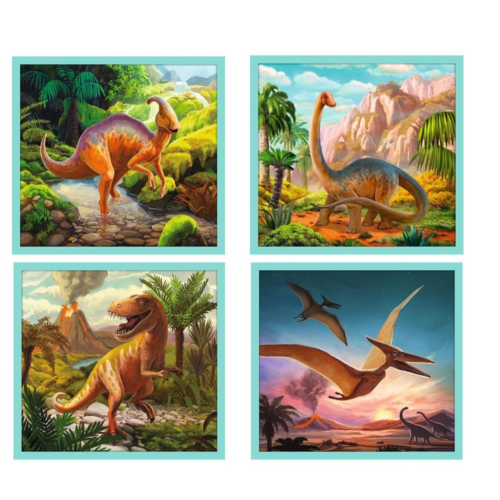 Trefl Puzzle Mega Puzzleteile Teile, und 10 Dinosaurier 48 20, 35 Puzzle 1 Puzzle in Box 48