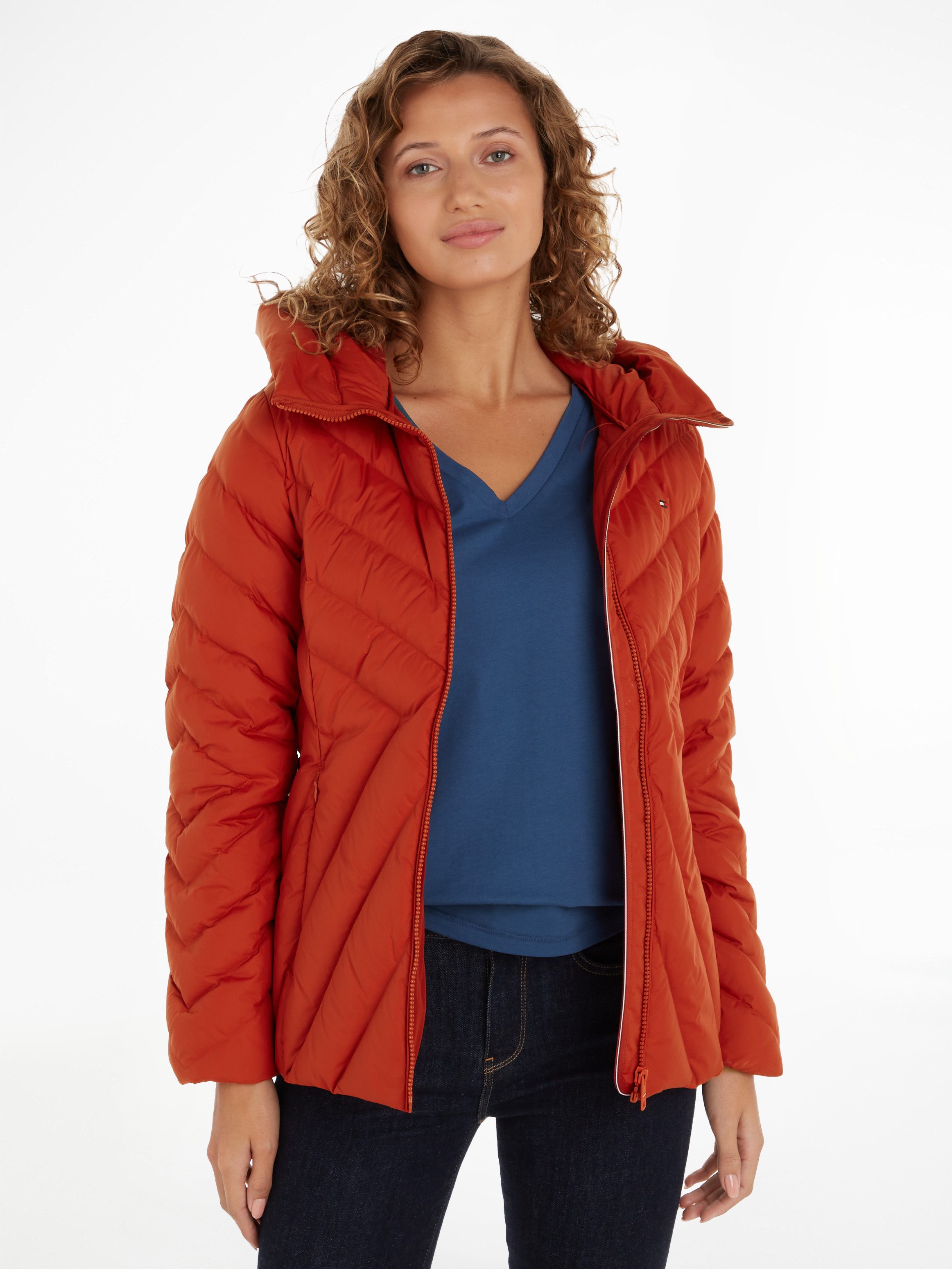 Tommy Hilfiger Steppjacke CHEVRON MW PADDED günstig online kaufen