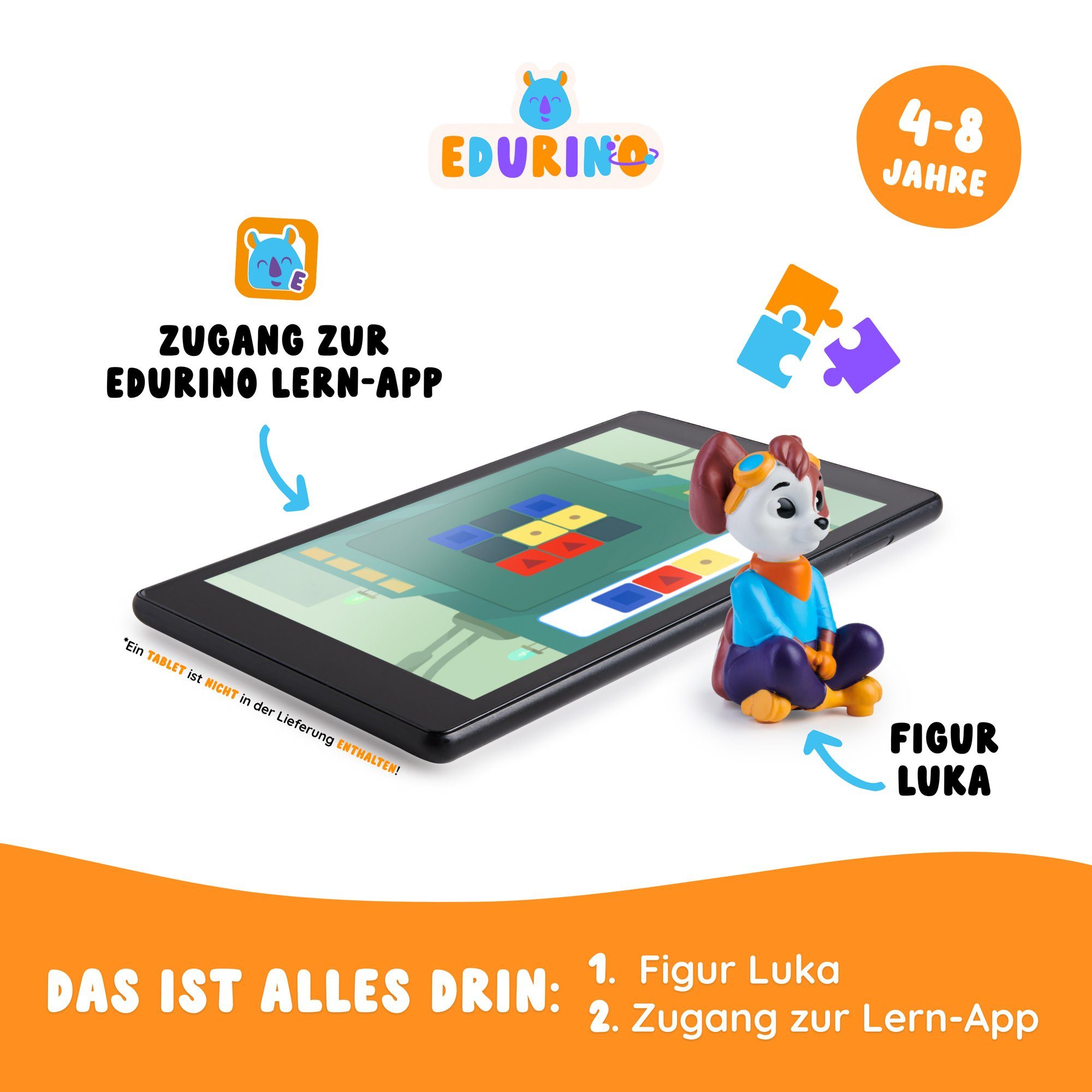 Edurino Lernspielzeug Luka Lernfigur Logisches Denken & Coding I Strukturen günstig online kaufen