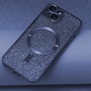 cofi1453 Handyhülle MagSafe Glitzer Hülle mit Kameraschutz