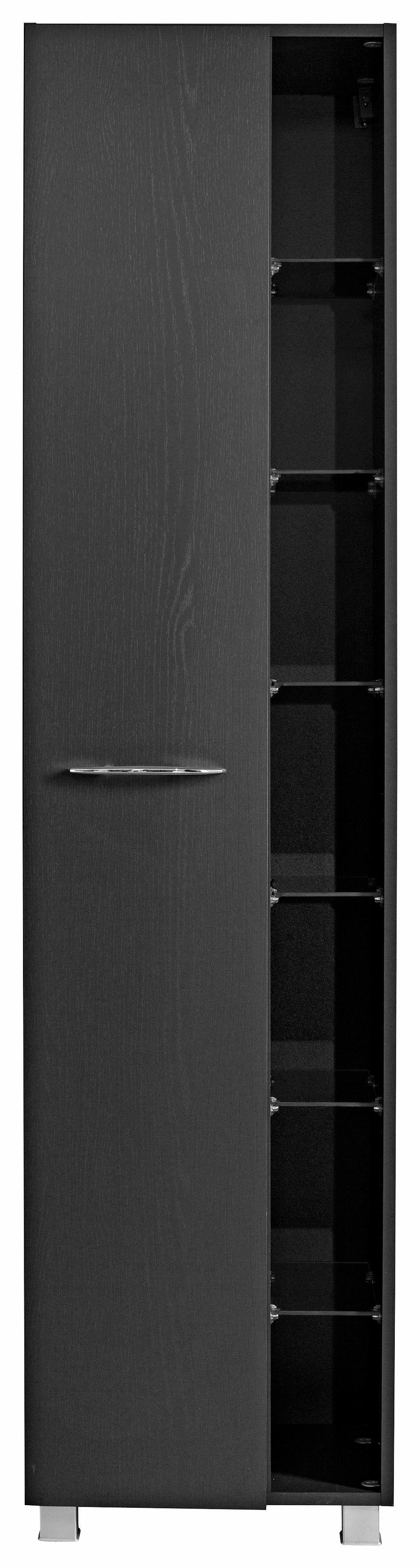 HELD MÖBEL Hochschrank Portofino graphit/graphit | Hochschränke