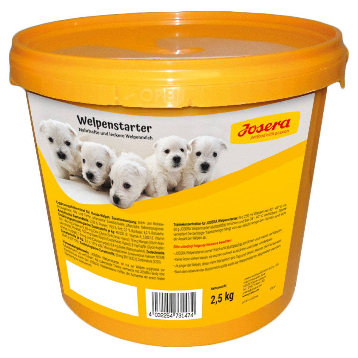 Josera Welpenstarter 2,5 kg