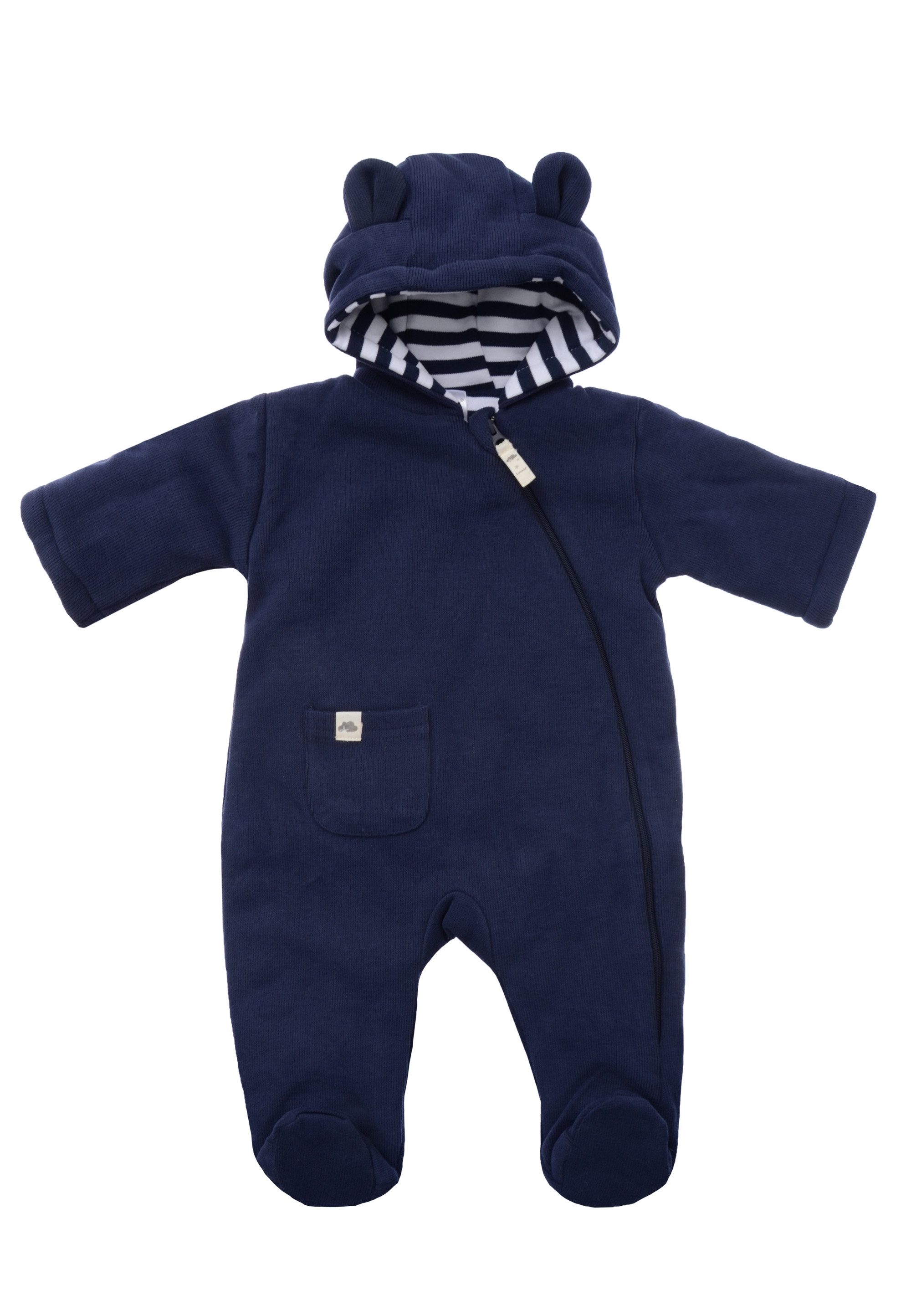 Liliput Overall marine mit niedlicher Kapuze