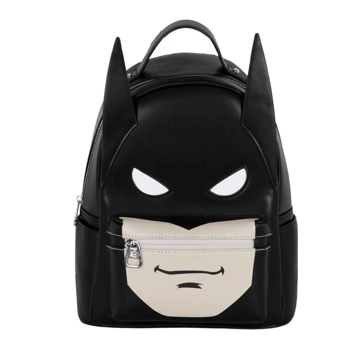 DC Comics Rucksack Batman Schulrucksack Schwarz mit Innenfach und Reißverschluss