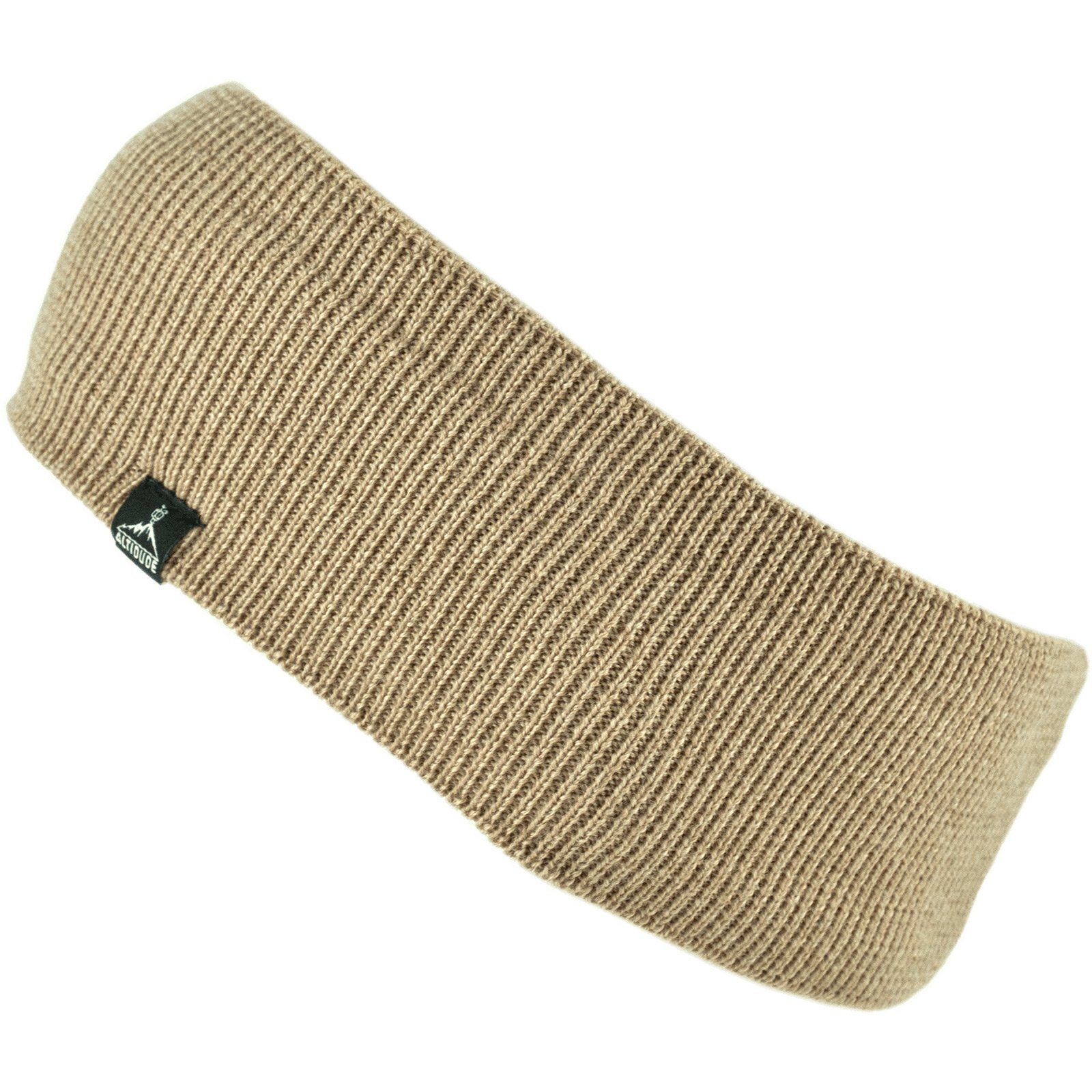 Ohren Strick Rip Stirnband ALTIDUDE 100 Headband Wolle Stirnband % Unisex Schützer Beige Merino