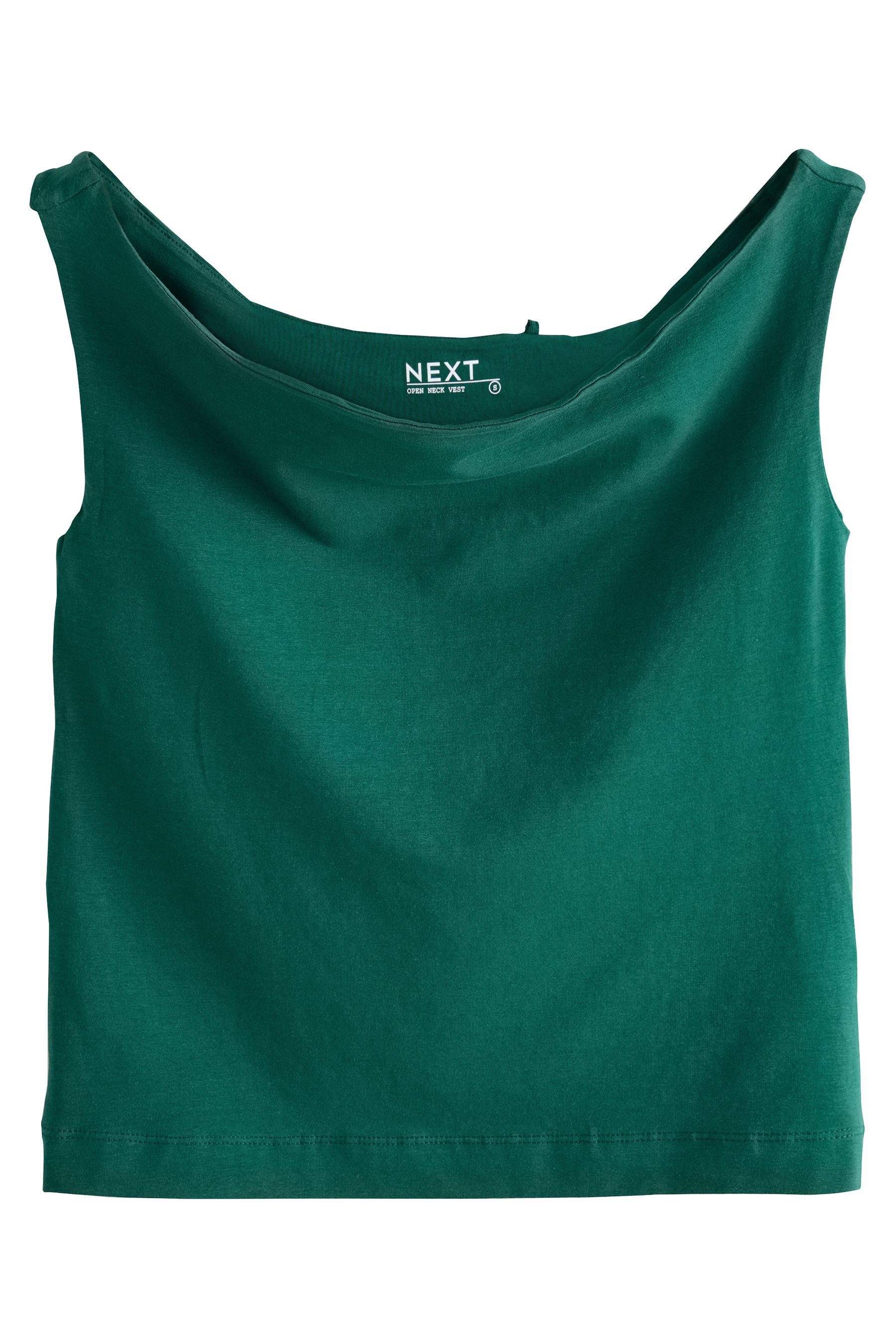 Shirttop Top mit offenem Ausschnitt