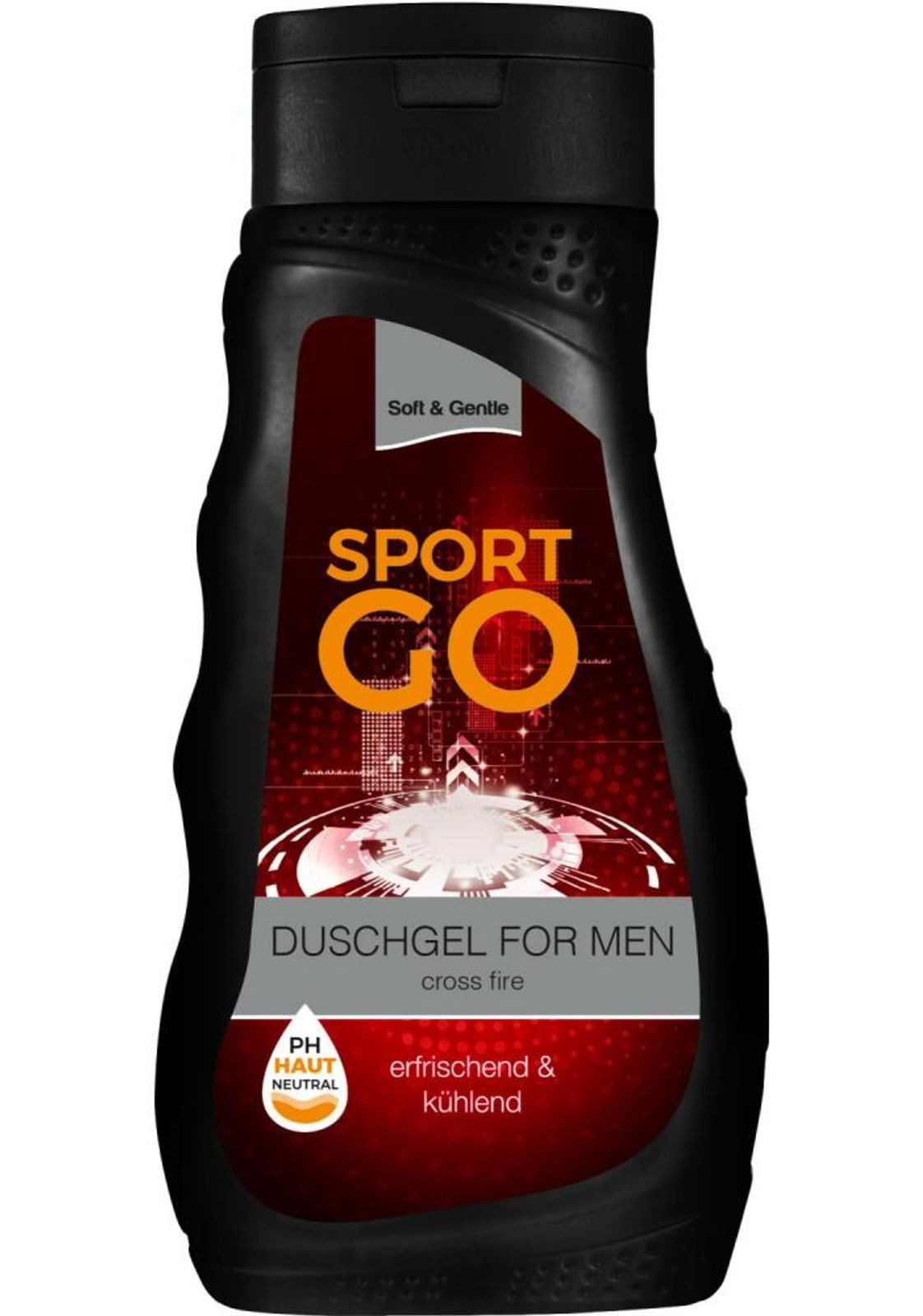 Schmees GmbH Duschgel 6x Soft&Gentle Sport Duschgel 300ml Cross Fire Körperpflege Herren Sha