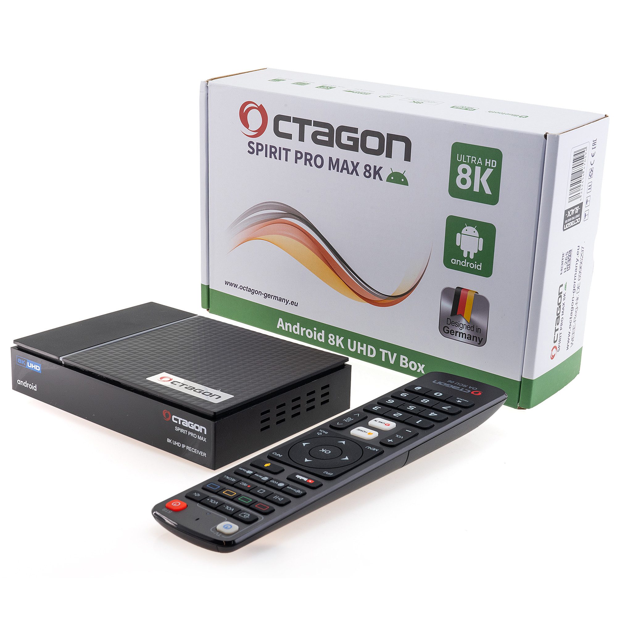 Streaming-Box Octagon Spirit Pro Max 8K UHD Android TV 11 Media Streaming Box